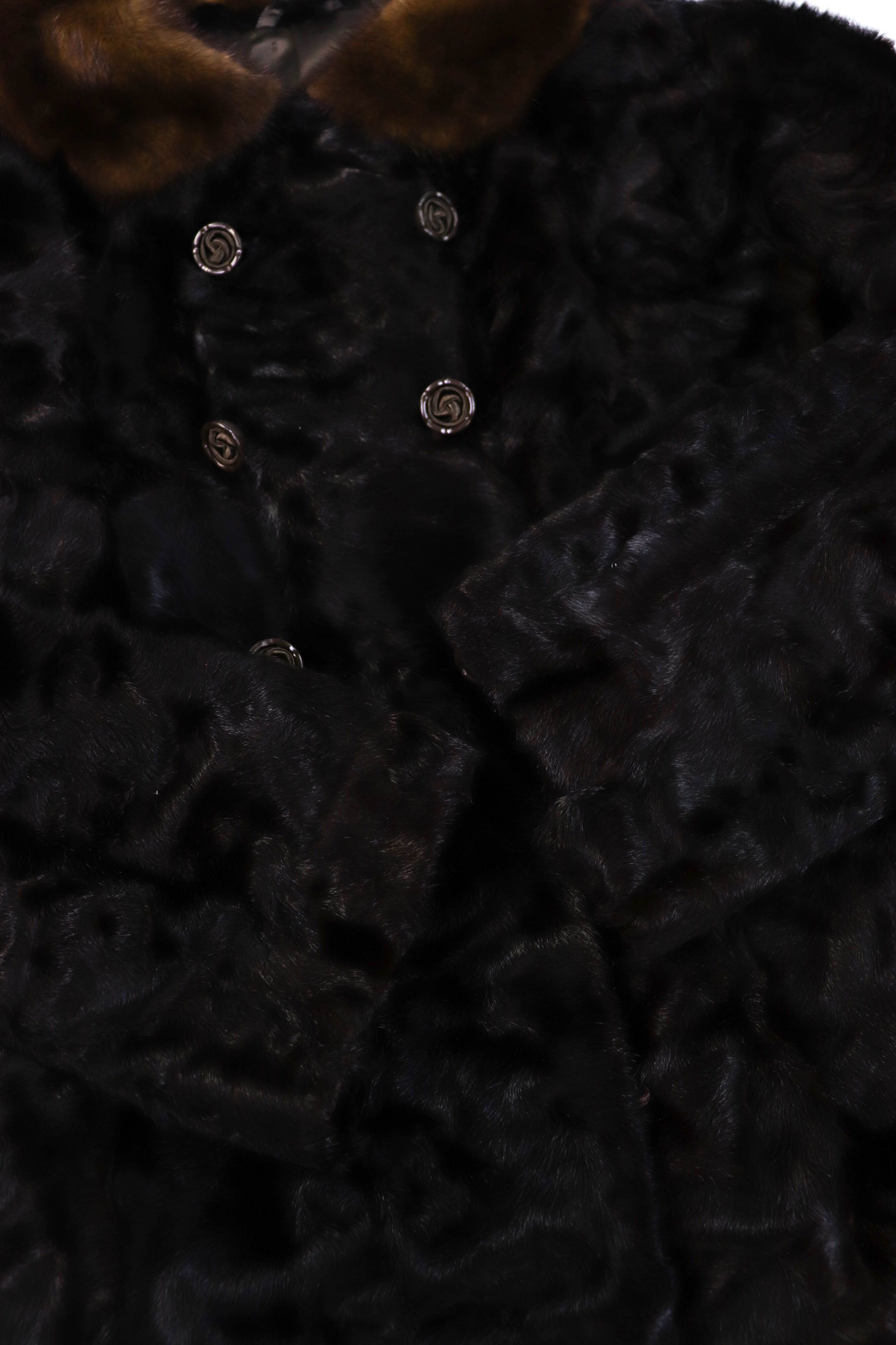 Vintage Vintage Jean Zigrand Fourrures Luxembourg Brown Fur Coat Size XL / US 12-14 / IT 48-50 - 12 Thumbnail