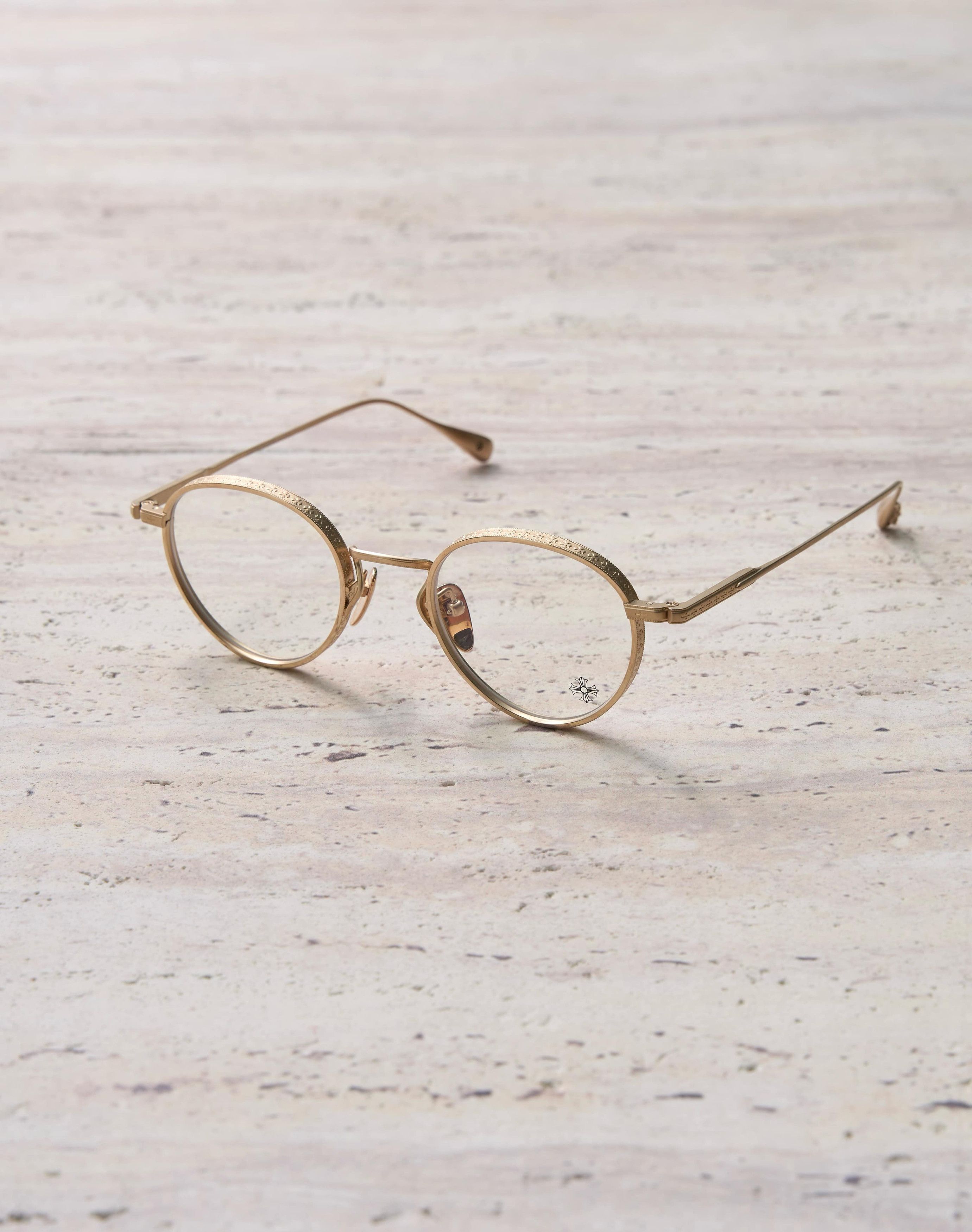 【送料&関税込】Chrome Hearts Thick - Gold Plated / Matte Go Chrome Hearts Thick Gold | Stecca Optometria