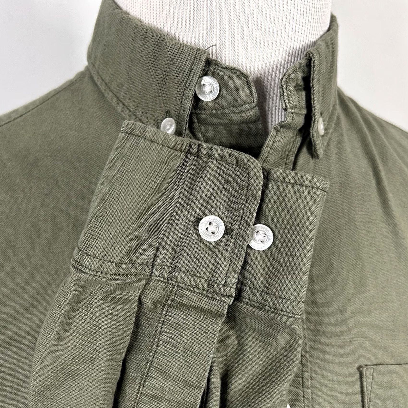 H&M H&M LOGG Medium Oxford Shirt Green 100% Cotton Casual Button Down Shirt Mens Regular XS? Size US M / EU 48-50 / 2 - 4 Thumbnail