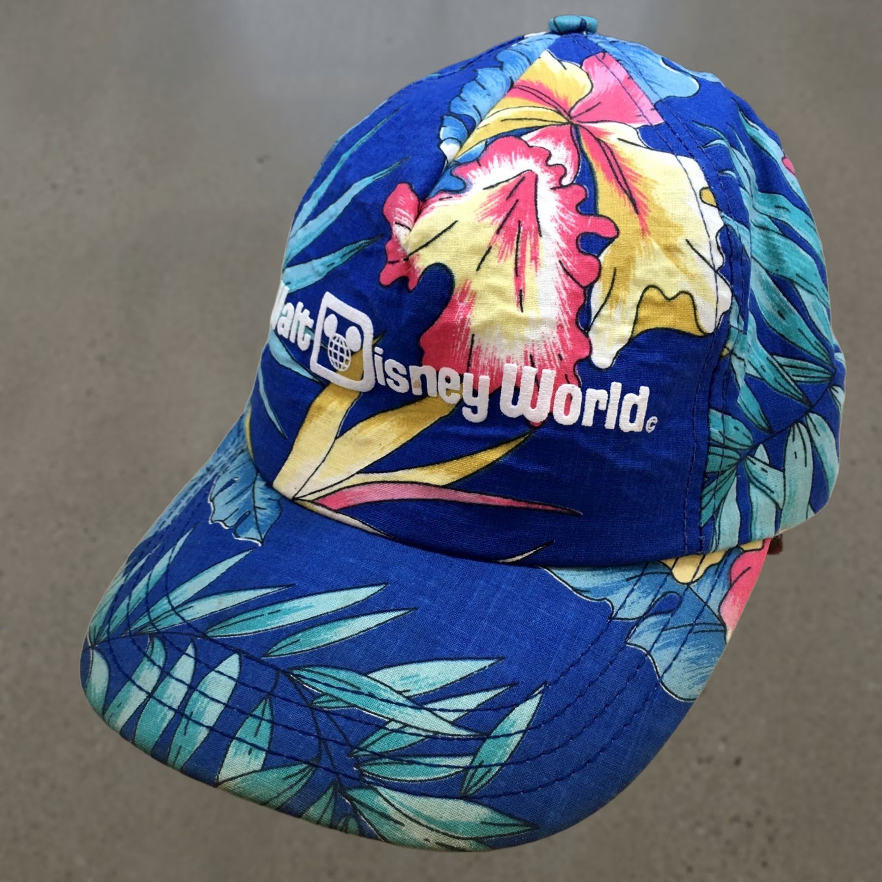 Disney Disney Walt World Baseball Hat Mens Blue One Size Adjustable Embroidered Logo Size ONE SIZE - 1 Thumbnail