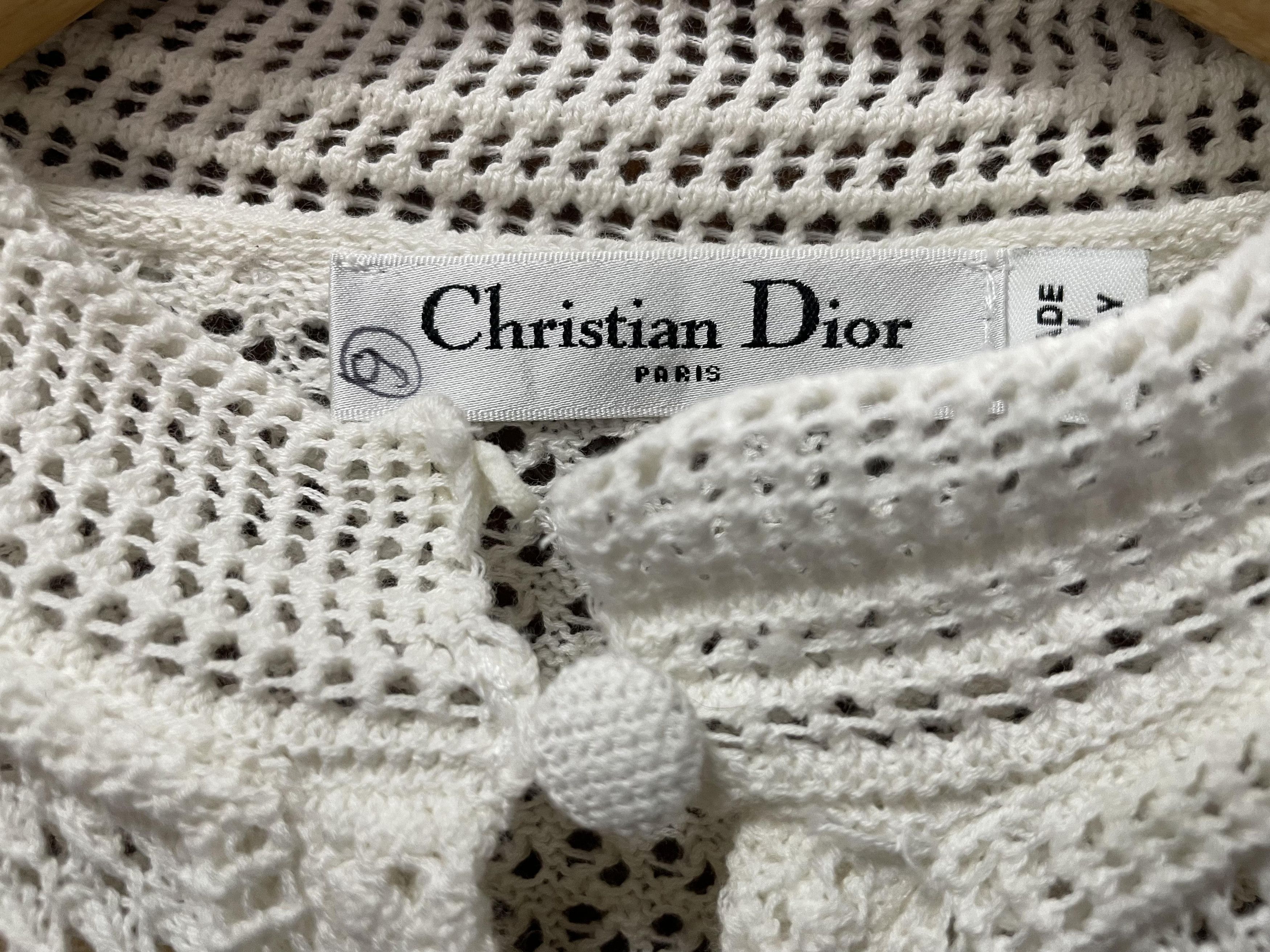 Dior Christian Dior - Knit Sweater - Crochet Size S / US 4 / IT 40 - 5 Thumbnail