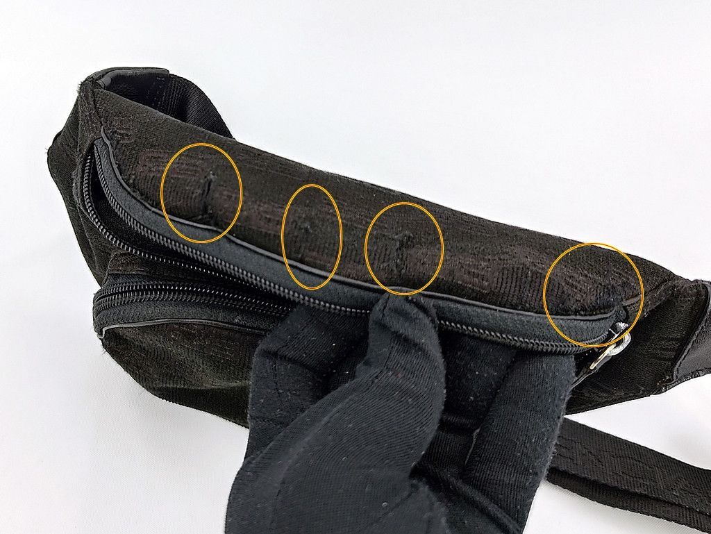 Balenciaga distressed BALENCIAGA waist chest bag monogram logo vintage Size ONE SIZE - 15 Thumbnail