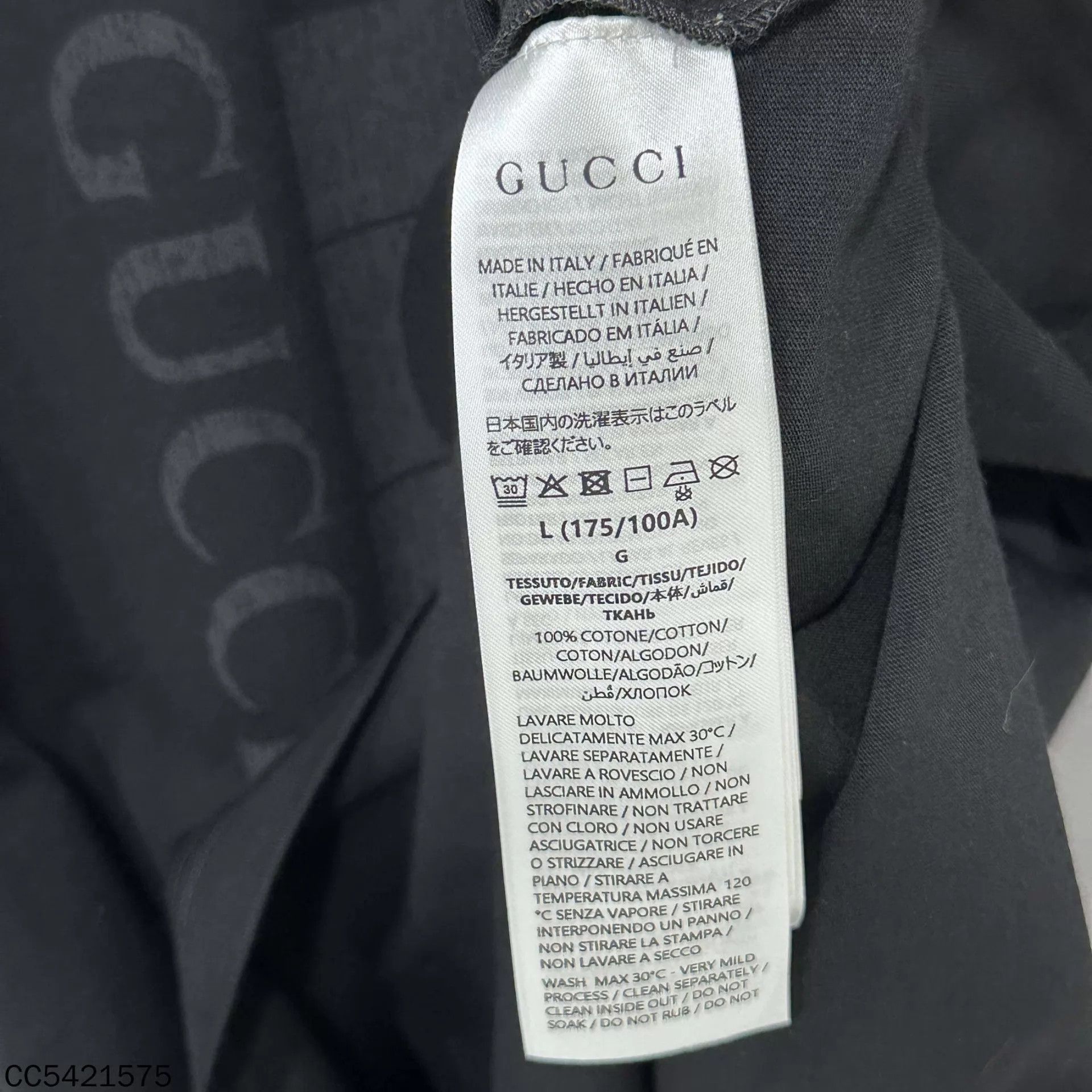 Gucci Gucci New Double G Logo T-shirt L Size US L / EU 52-54 / 3 - 5 Thumbnail