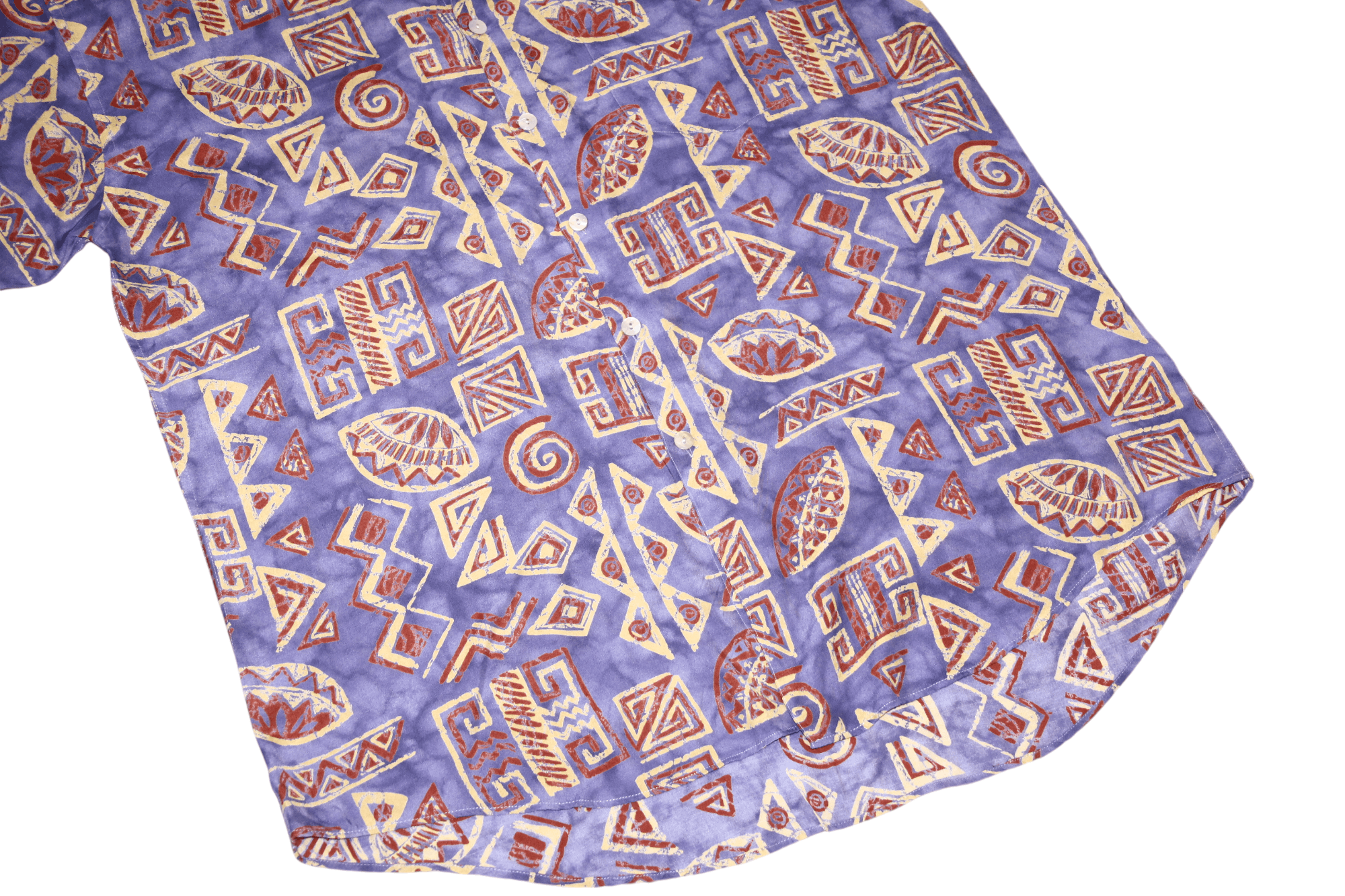 Salem Sportswear 80s Salem USA abstract printed viscose party hawaiian shirt Size US XL / EU 56 / 4 - 4 Thumbnail