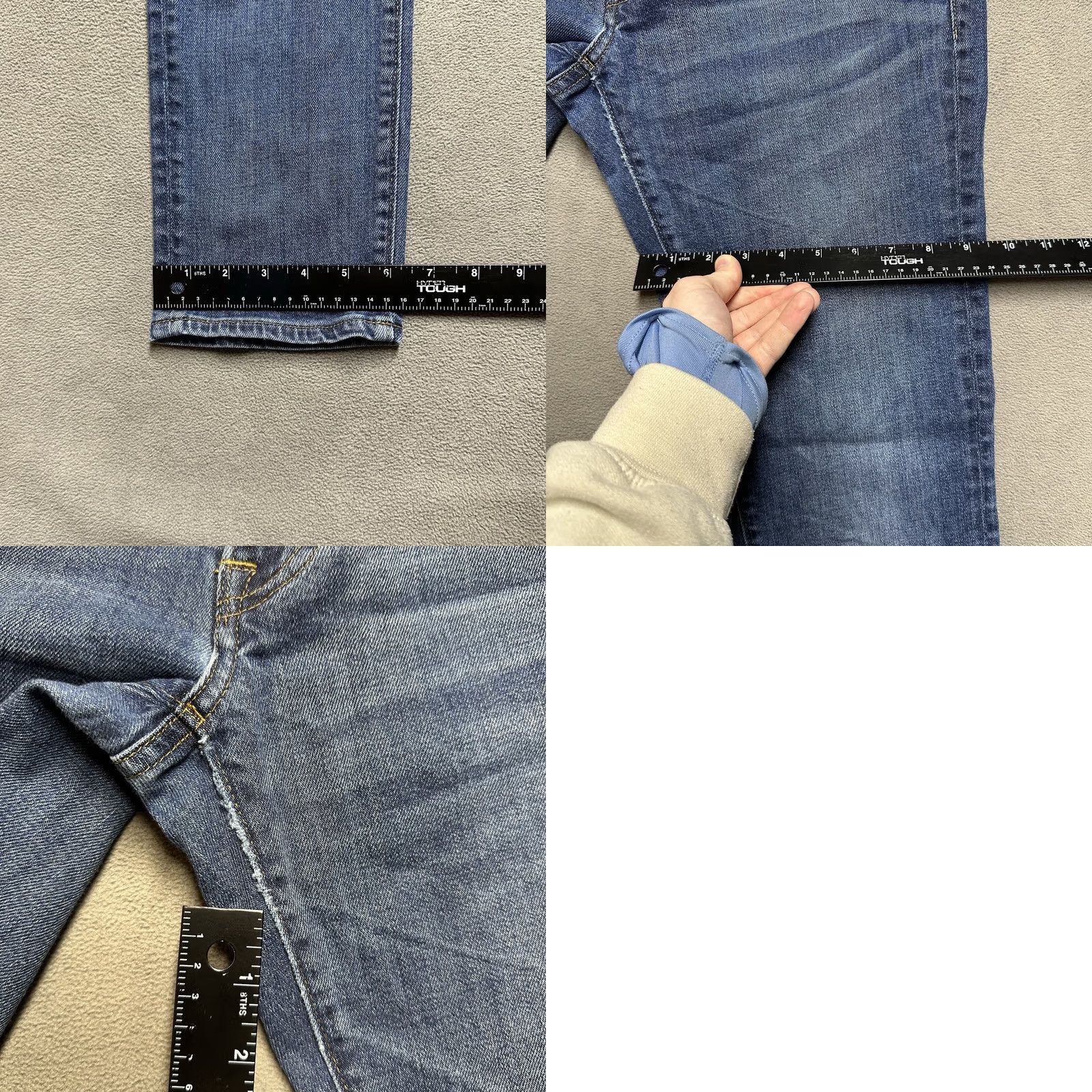 J.Crew J Crew Jeans Mens 484 Slim Fit 30x32 (31x30.5) Blue Japanese Kurabo Denim GUC Size US 32 / EU 48 - 9 Thumbnail