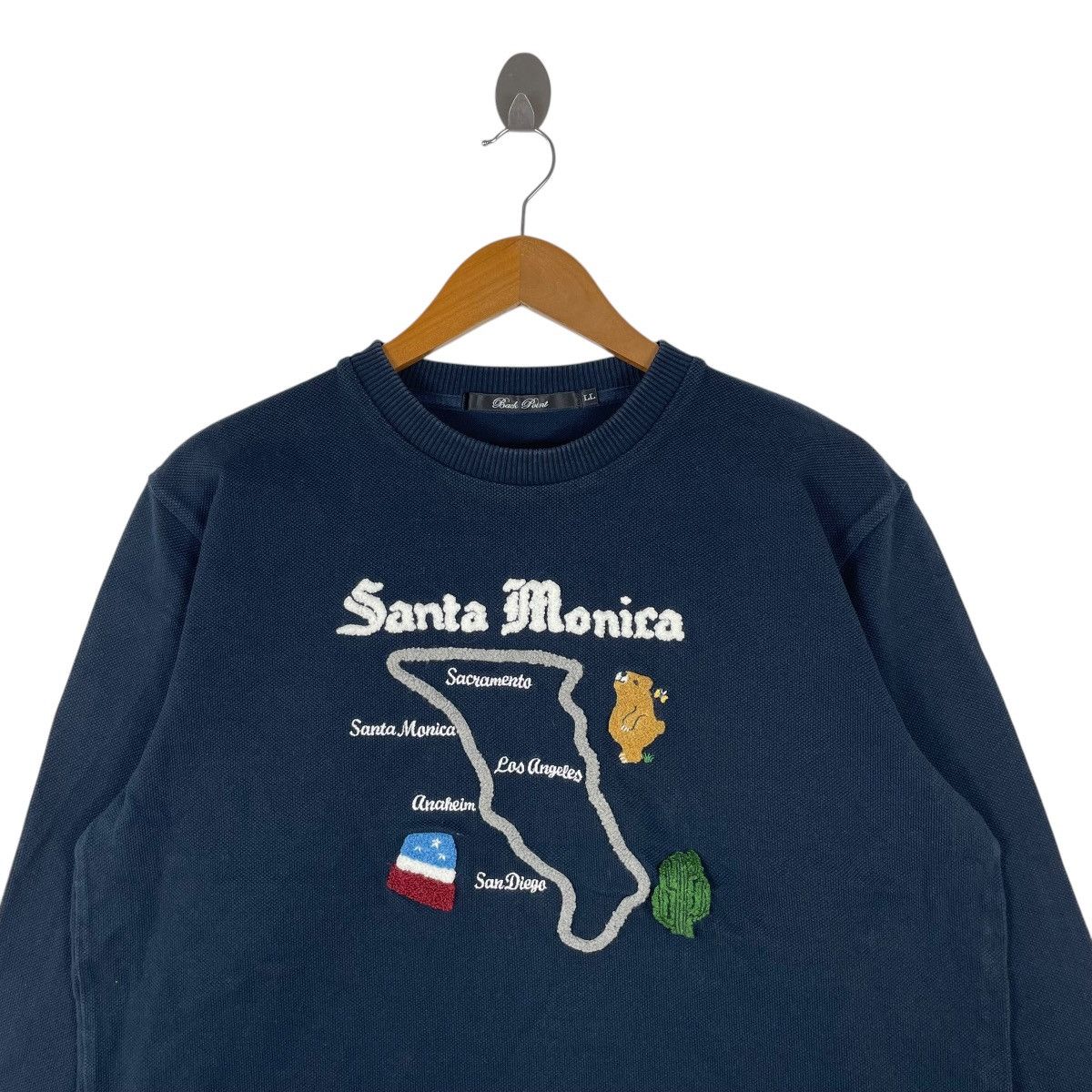 Vintage Vintage Santa Monica Jumper Pullover Size US L / EU 52-54 / 3 - 2 Thumbnail