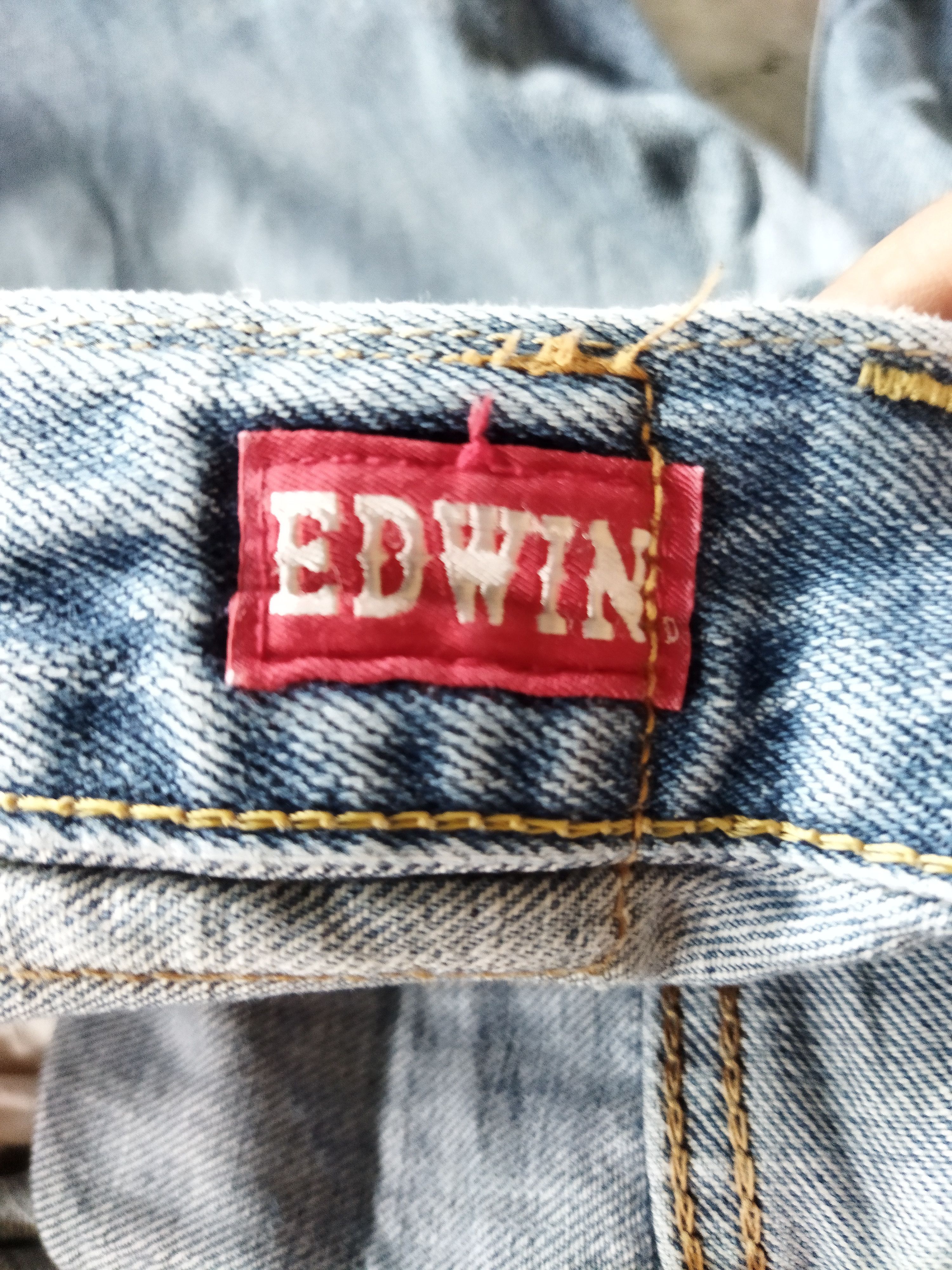 Edwin × Vintage VINTAGE EDWIN FADED BLUE JEANS PANTS Size US 40 / EU 56 - 11 Thumbnail