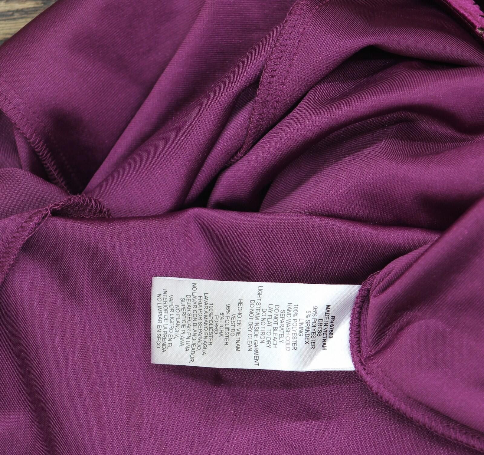 Todd Snyder Nwt Slny Velvet Floral Print Dress Magenta Purple Multi 14 Size XL / US 12-14 / IT 48-50 - 6 Thumbnail