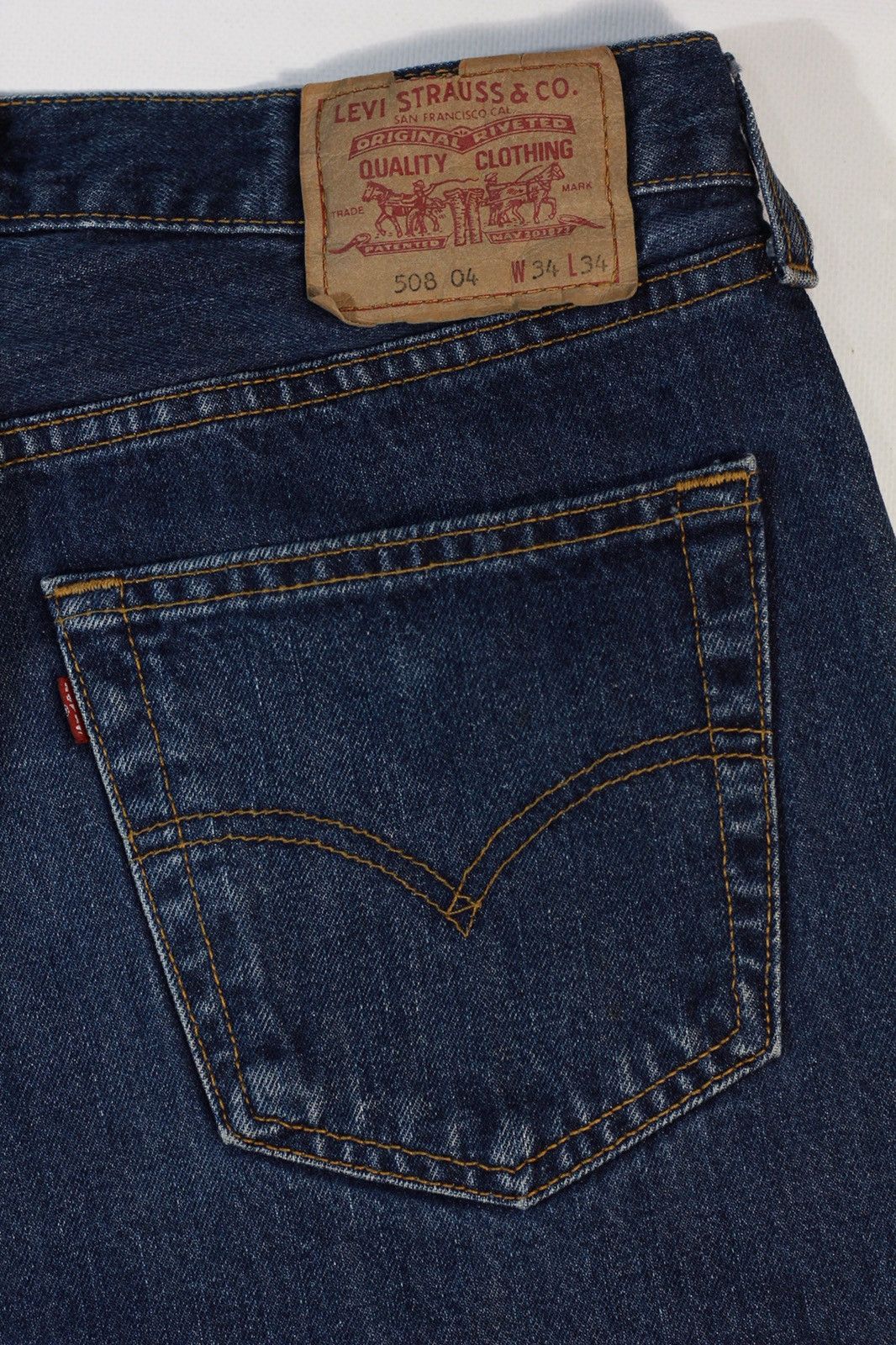 Levi's Vintage Clothing Vintage 1998 Levi’s 508 Denim Pants Made in UK Size US 34 / EU 50 - 3 Thumbnail