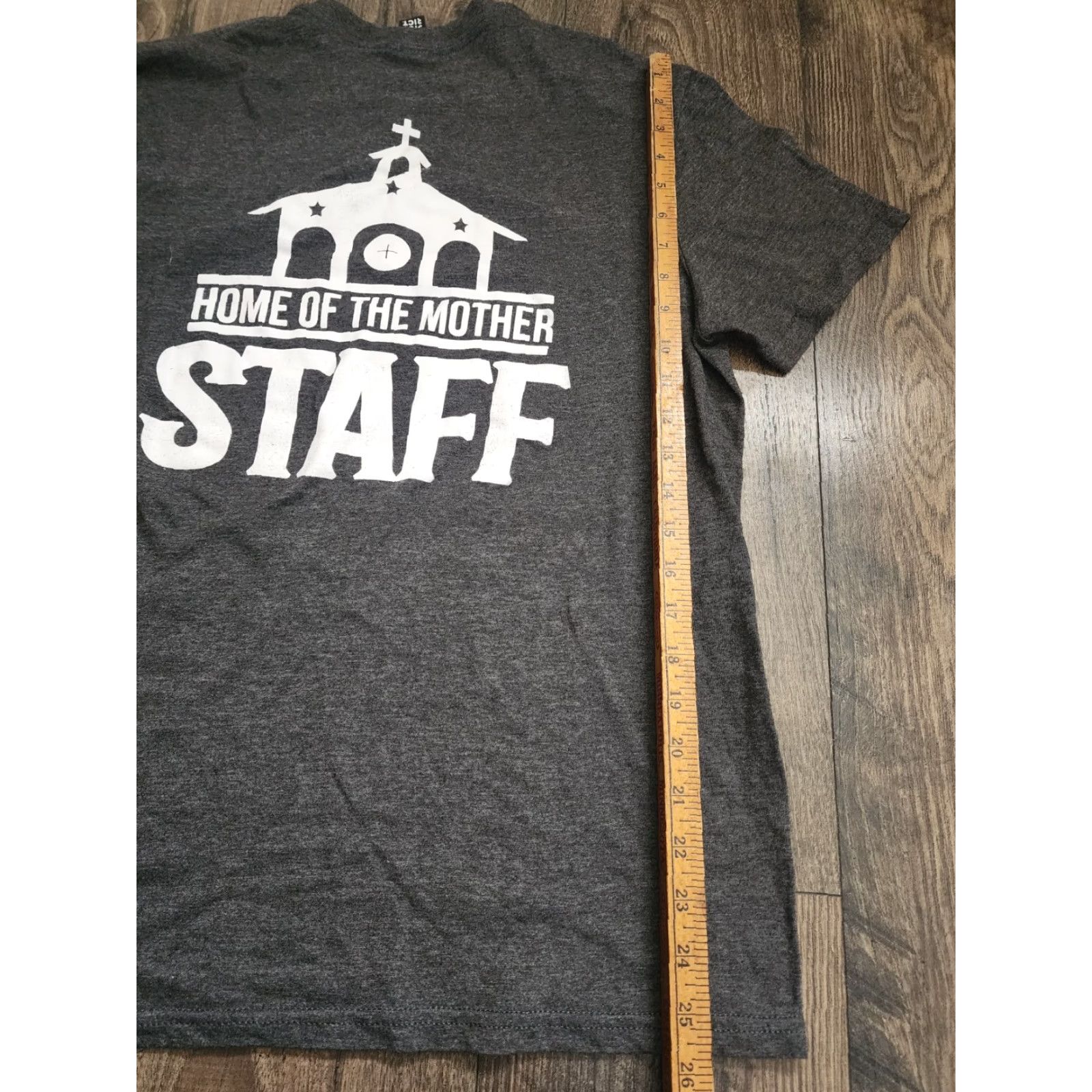 Vintage Catholic Church All For Mary Ever Virgin Mary Religious Staff Mens M Shirt Size US M / EU 48-50 / 2 - 3 Thumbnail