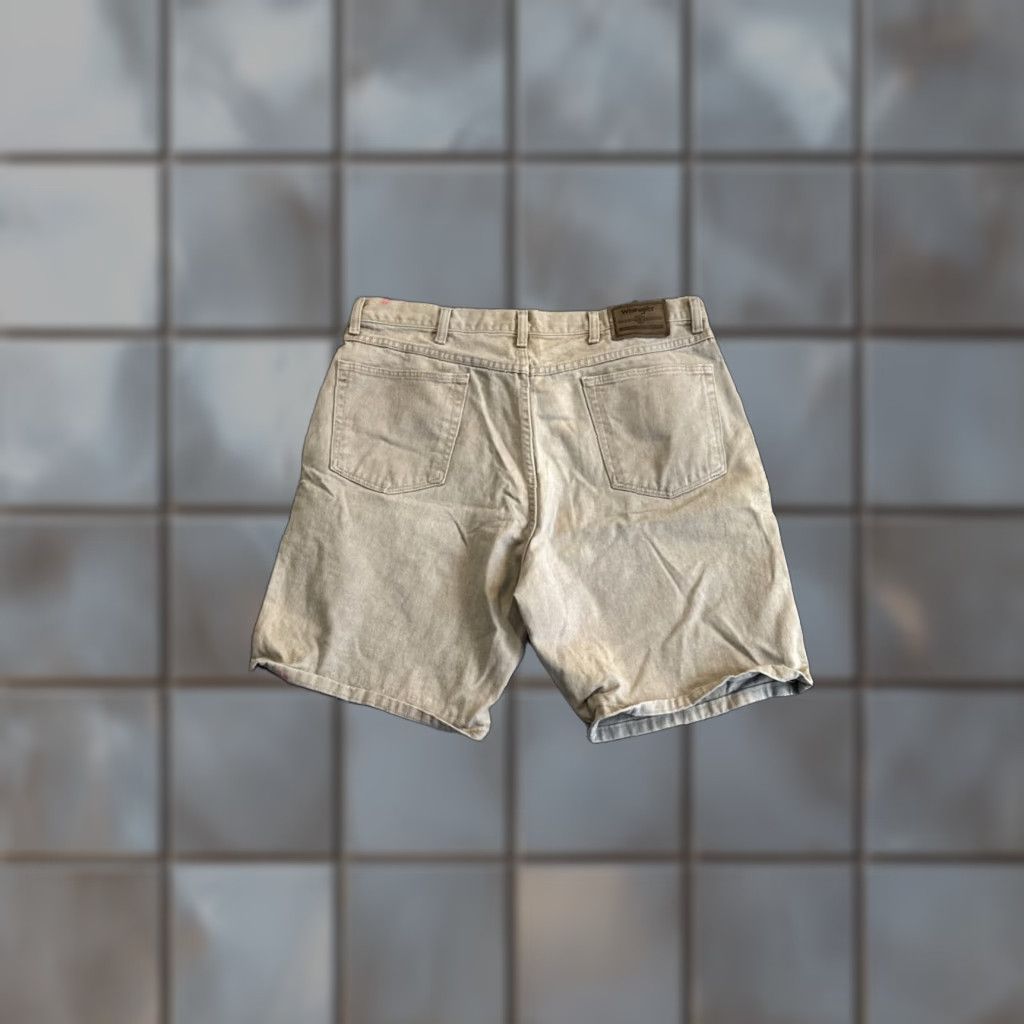 Wrangler VINTAGE Wrangler Denim Shorts 90s Silver Edition Men’s Size 38 Cargo Blue Denim Men Regular 38 Mens Size US 38 / EU 54 - 1 Thumbnail