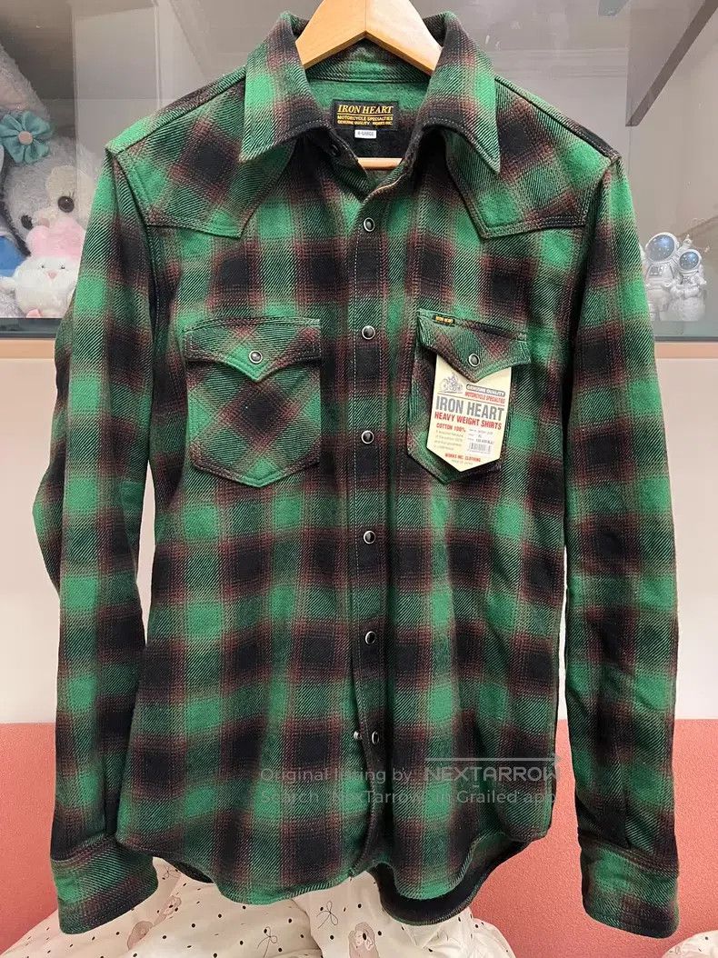 Iron Heart Iron Heart Heavy flannel plaid shirt Size US XL / EU 56 / 4 - 1 Thumbnail