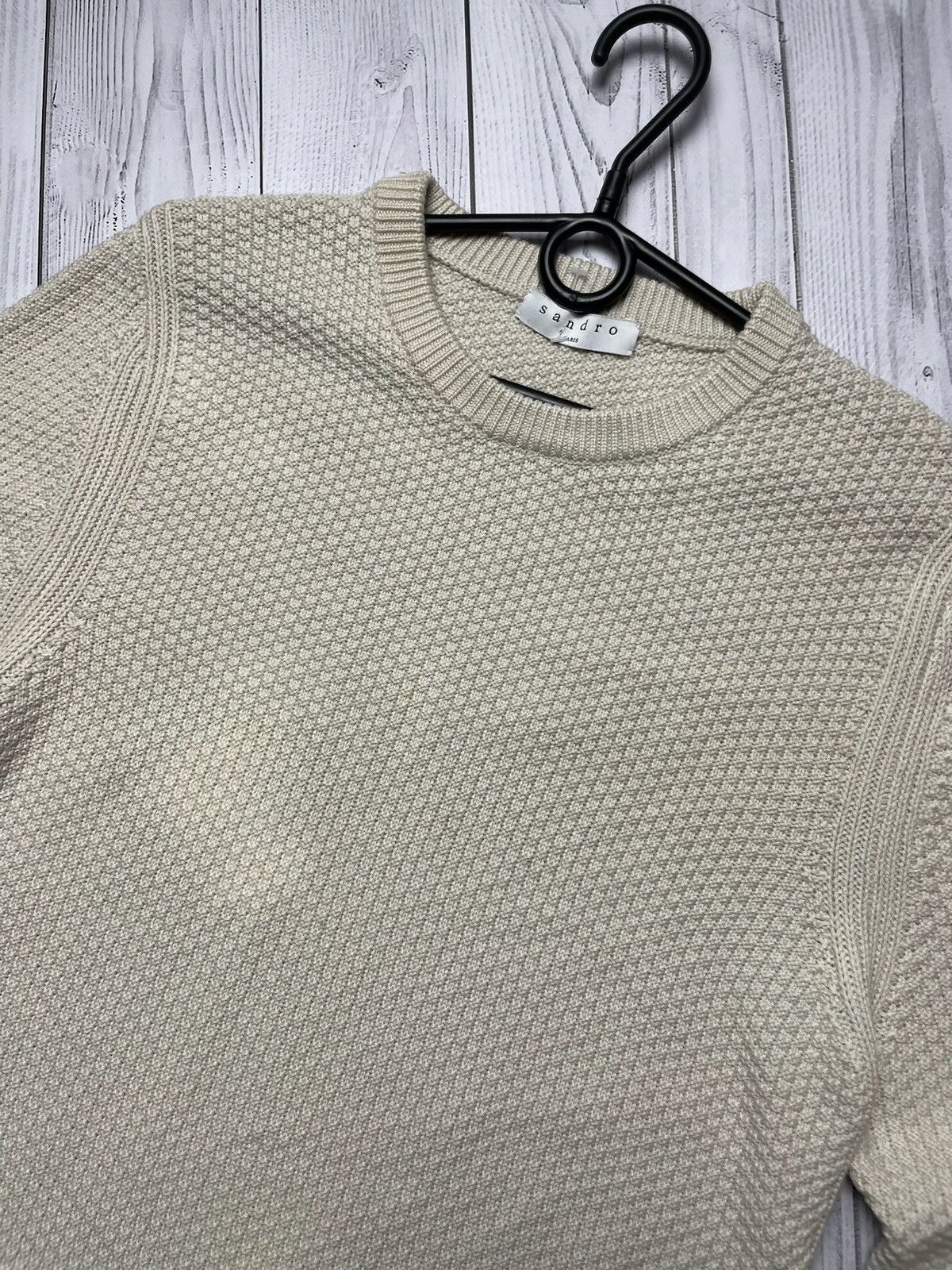 Sandro × Vintage Vintage Sandro sweater size L knitted stains Size US L / EU 52-54 / 3 - 2 Thumbnail