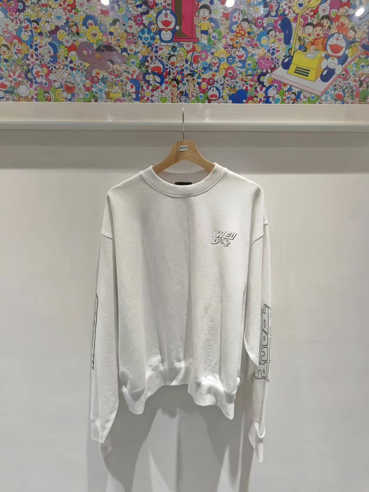 WE11DONE WE11DONE 3D Logo Crew Neck Sweatshirt Q15 Size US M / EU 48-50 / 2 - 1 Thumbnail