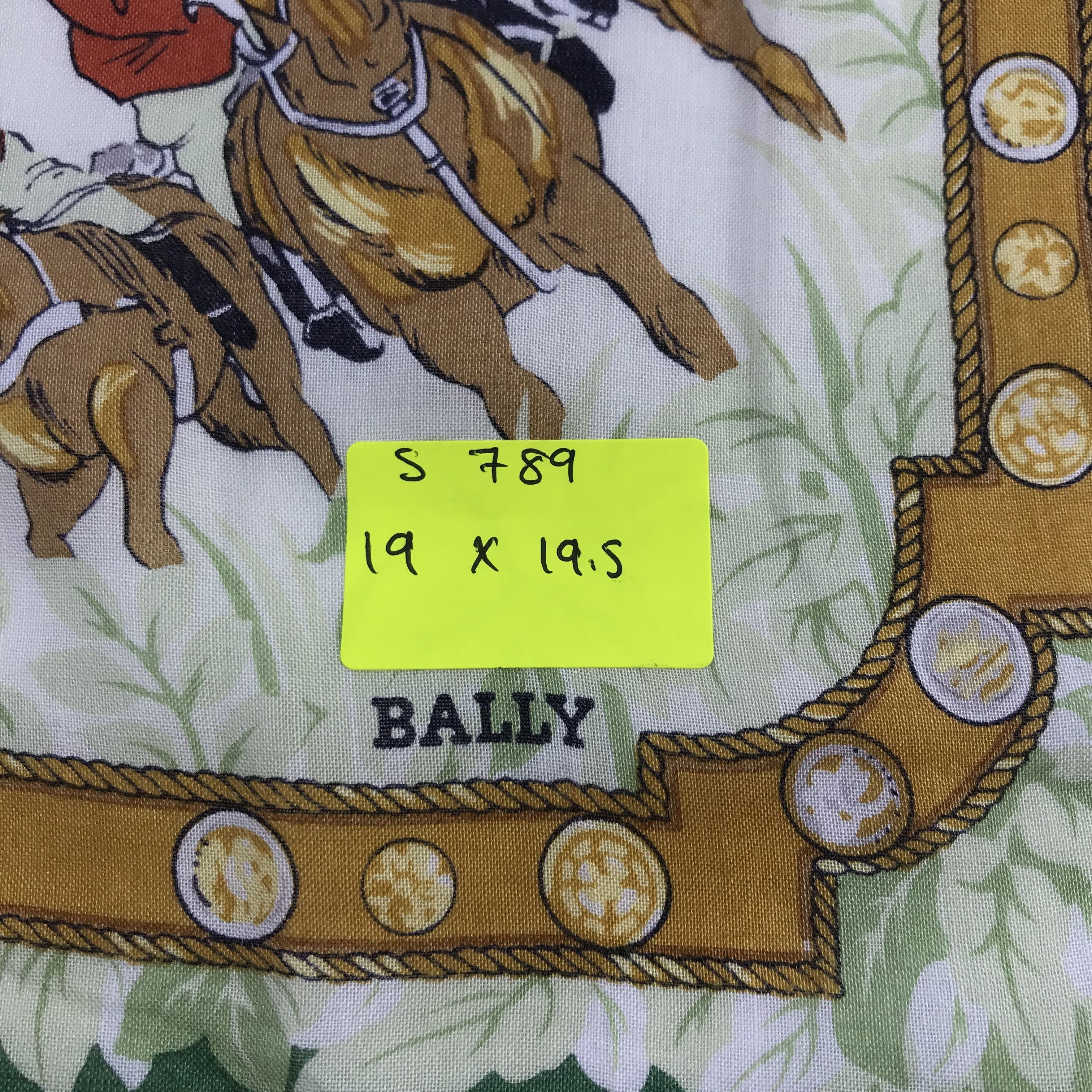 Bally × Vintage Bally Bandana / Handkerchief / Neckerchief - S789 Size ONE SIZE - 5 Thumbnail