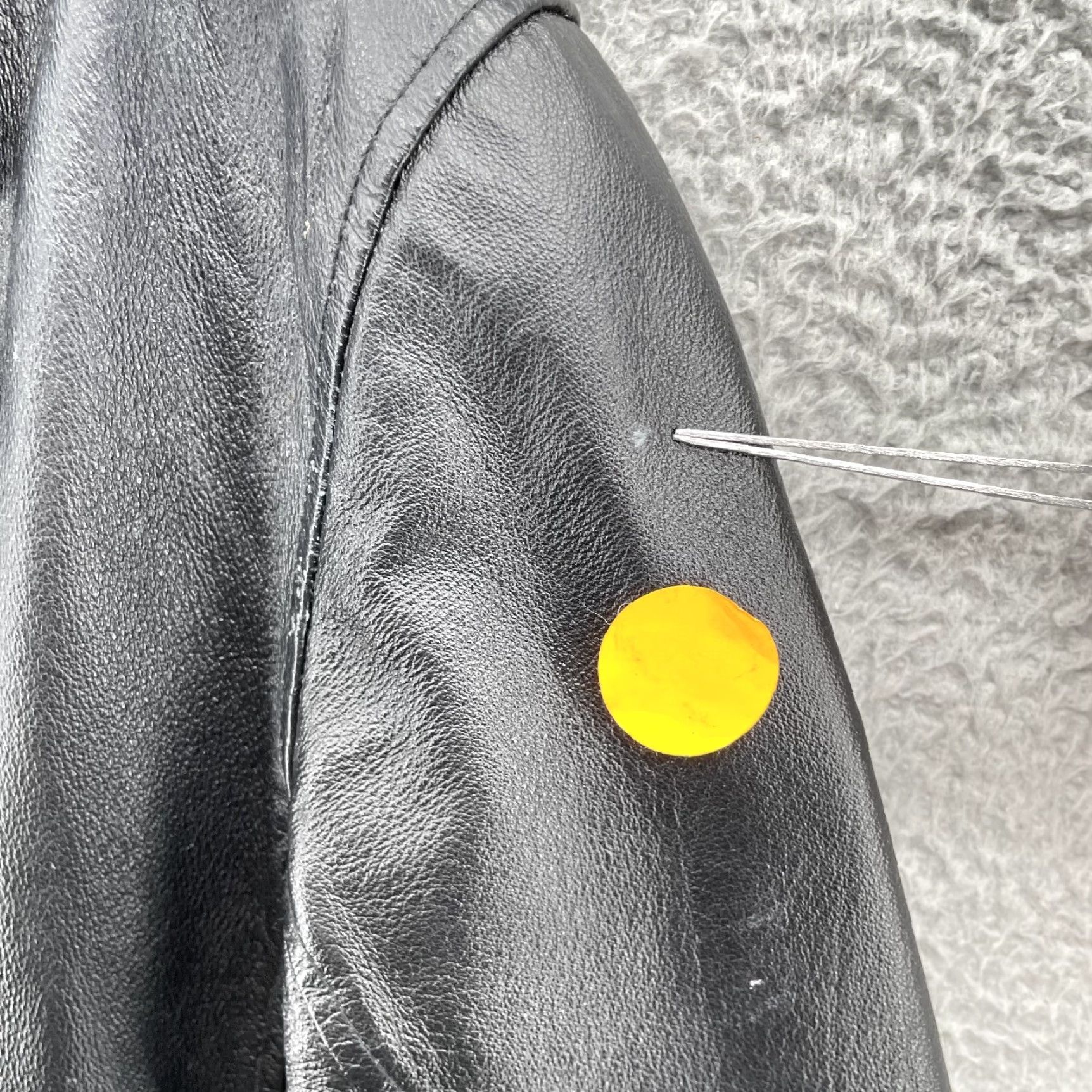 Vintage VINTAGE Dunne & Cole Black Leather Jacket Large Blazer Coat Classic 90s City Travel Blazer Mens Womens Boys Girls Size L / US 10 / IT 46 - 5 Thumbnail