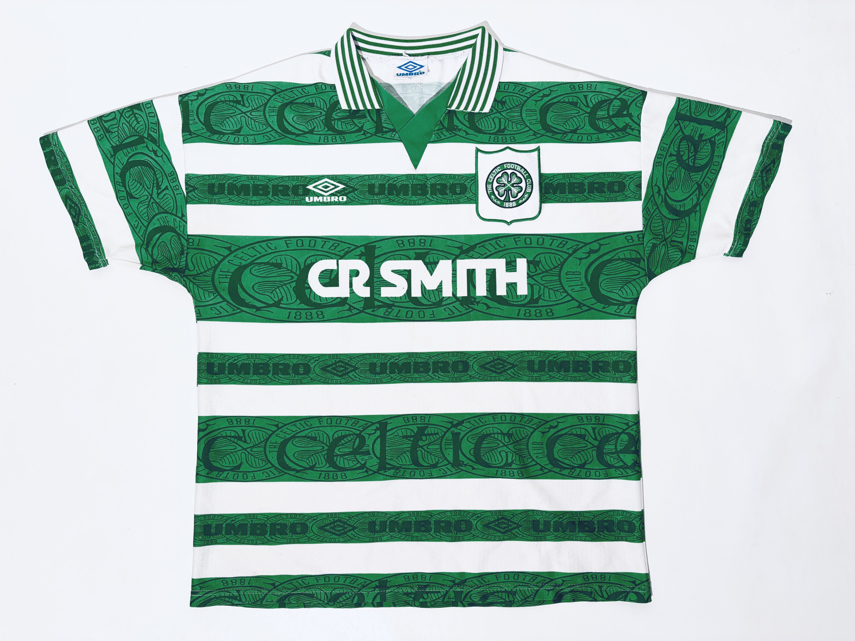 Umbro Celtic Home Jersey Shirt 1995 - 1997 Size US XL / EU 56 / 4 - 4 Thumbnail