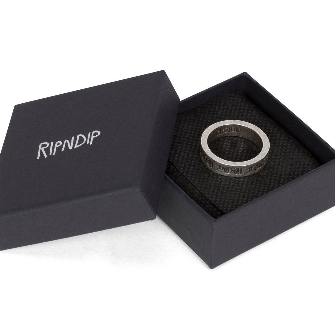 RIPNDIP RIPNDIP FUCKIN FUCK RING (SILVER) Size ONE SIZE - 3 Thumbnail