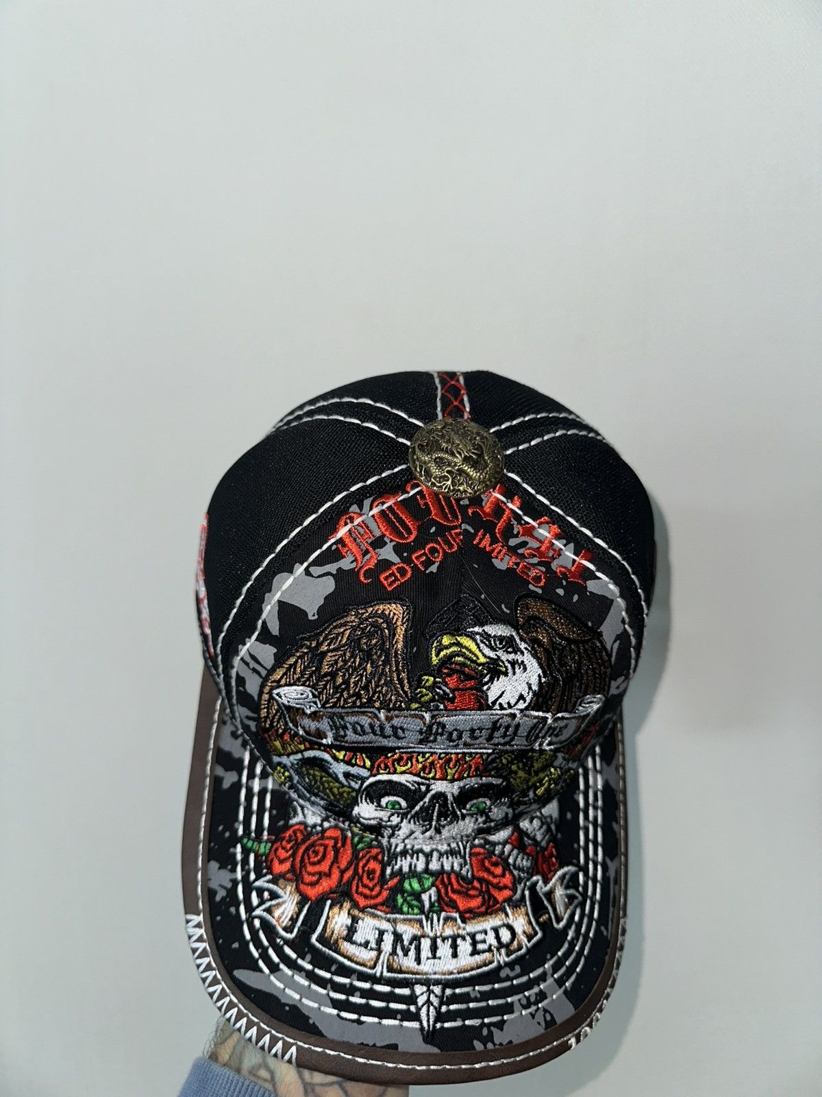 Affliction Vintage four41 cap Size ONE SIZE - 4 Thumbnail