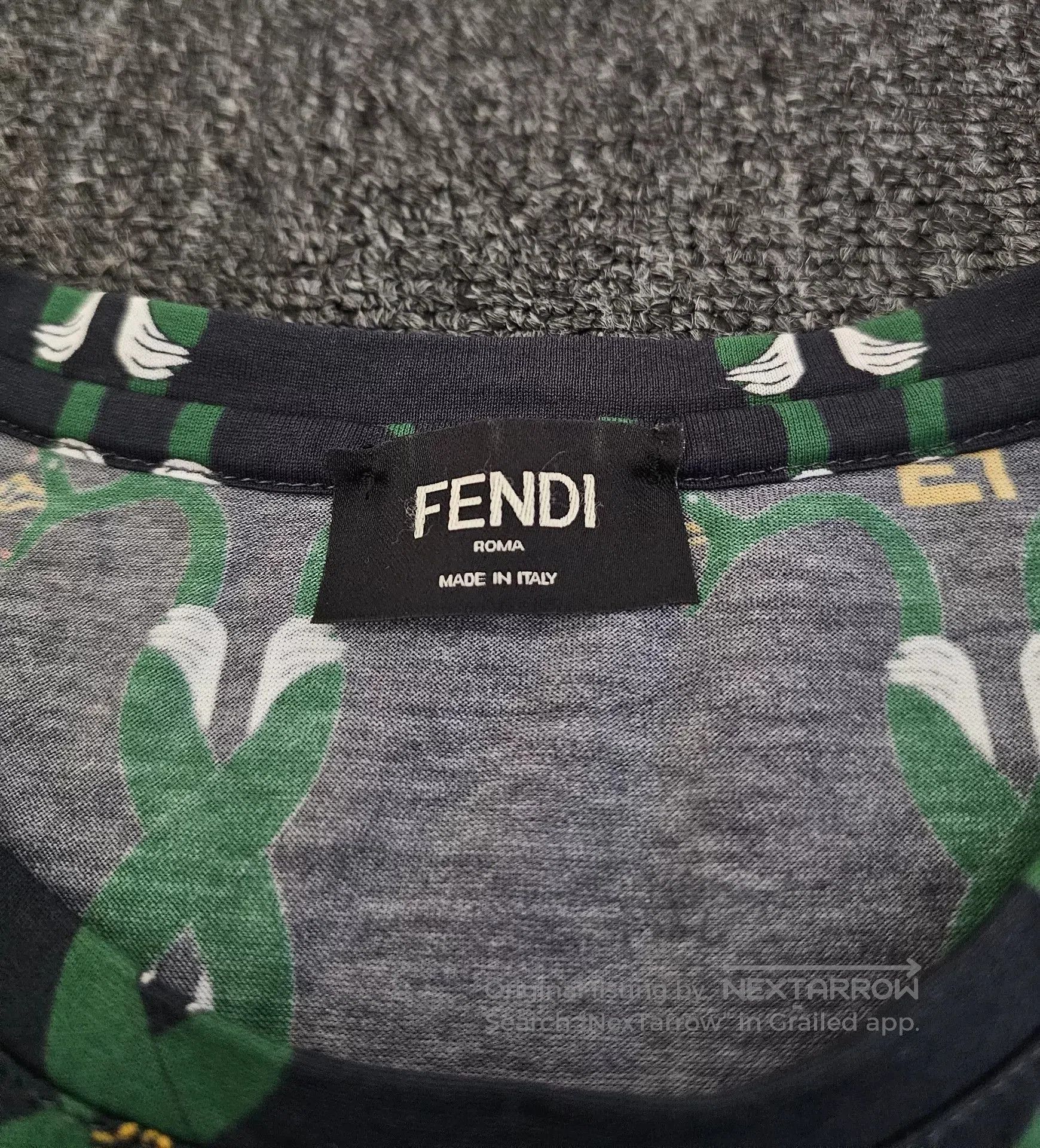 Fendi fendi logo printed short sleeve t-shirt. Size US L / EU 52-54 / 3 - 2 Thumbnail