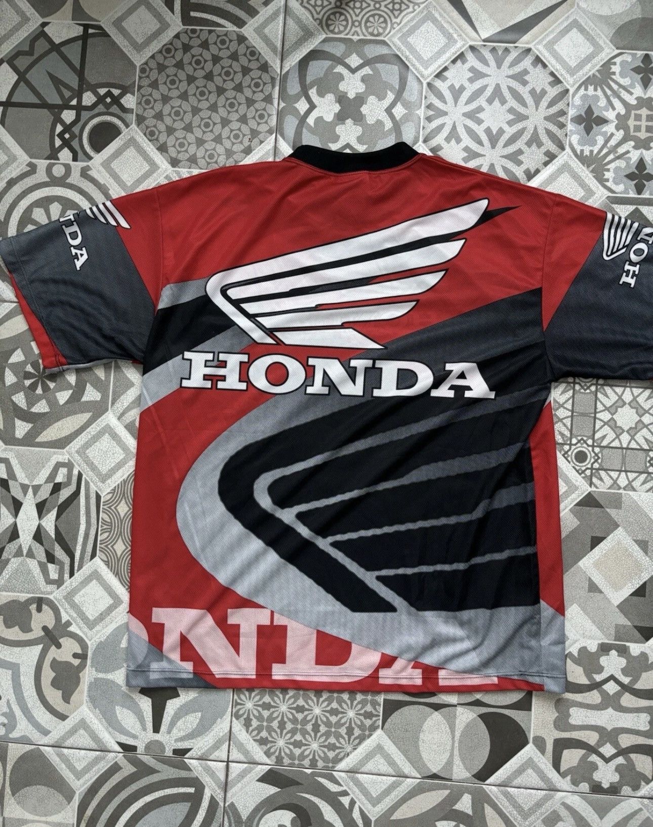 Honda Honda Racing Vintage Jersey T-Shirt Size US XL / EU 56 / 4 - 7 Thumbnail