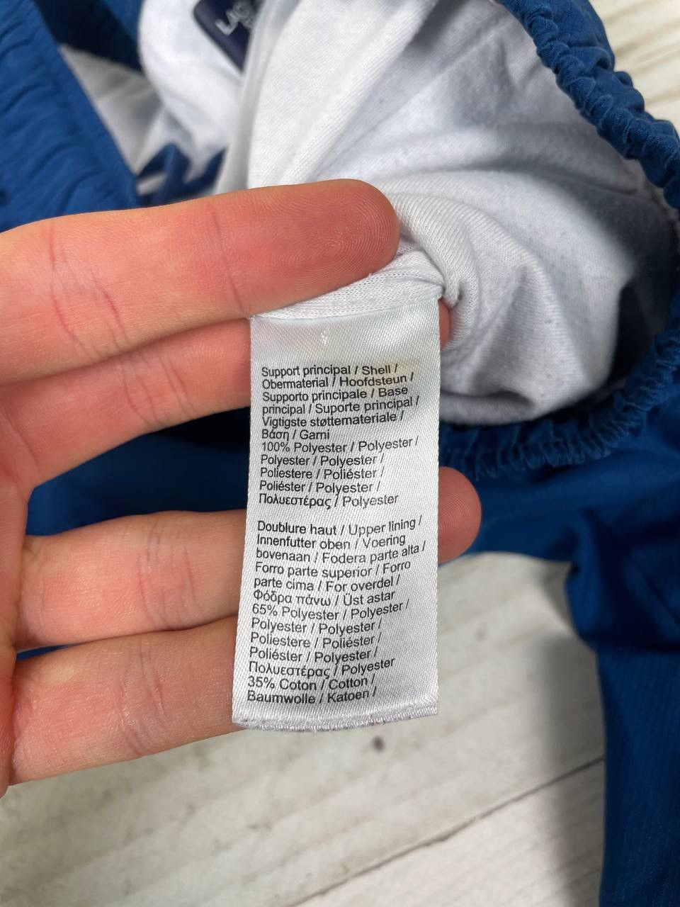 Lacoste Lacoste Nylon Track Pants Logo Striped Blue Y2K Size US 28 / EU 44 - 17 Thumbnail