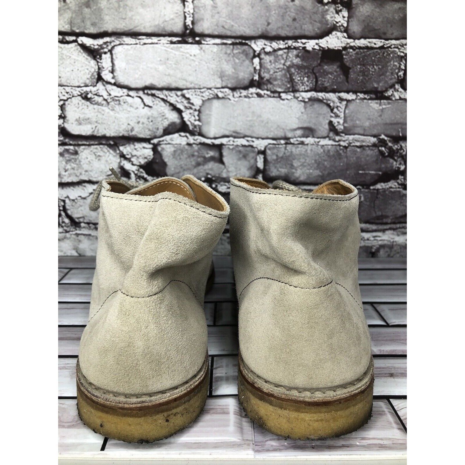 Barneys New York Barneys New York Beige Suede Leather Chukka Casual Lace Boot Size US 12 / EU 45 - 3 Thumbnail
