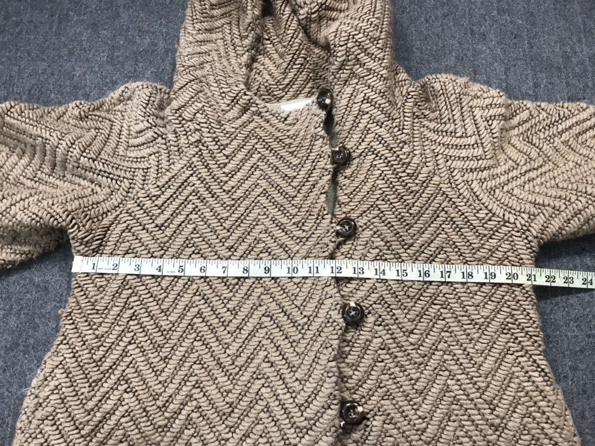 Issey Miyake Tsumori Chisato Issey Miyake Knit Shevron Hooded Jacket Size M / US 6-8 / IT 42-44 - 9 Thumbnail