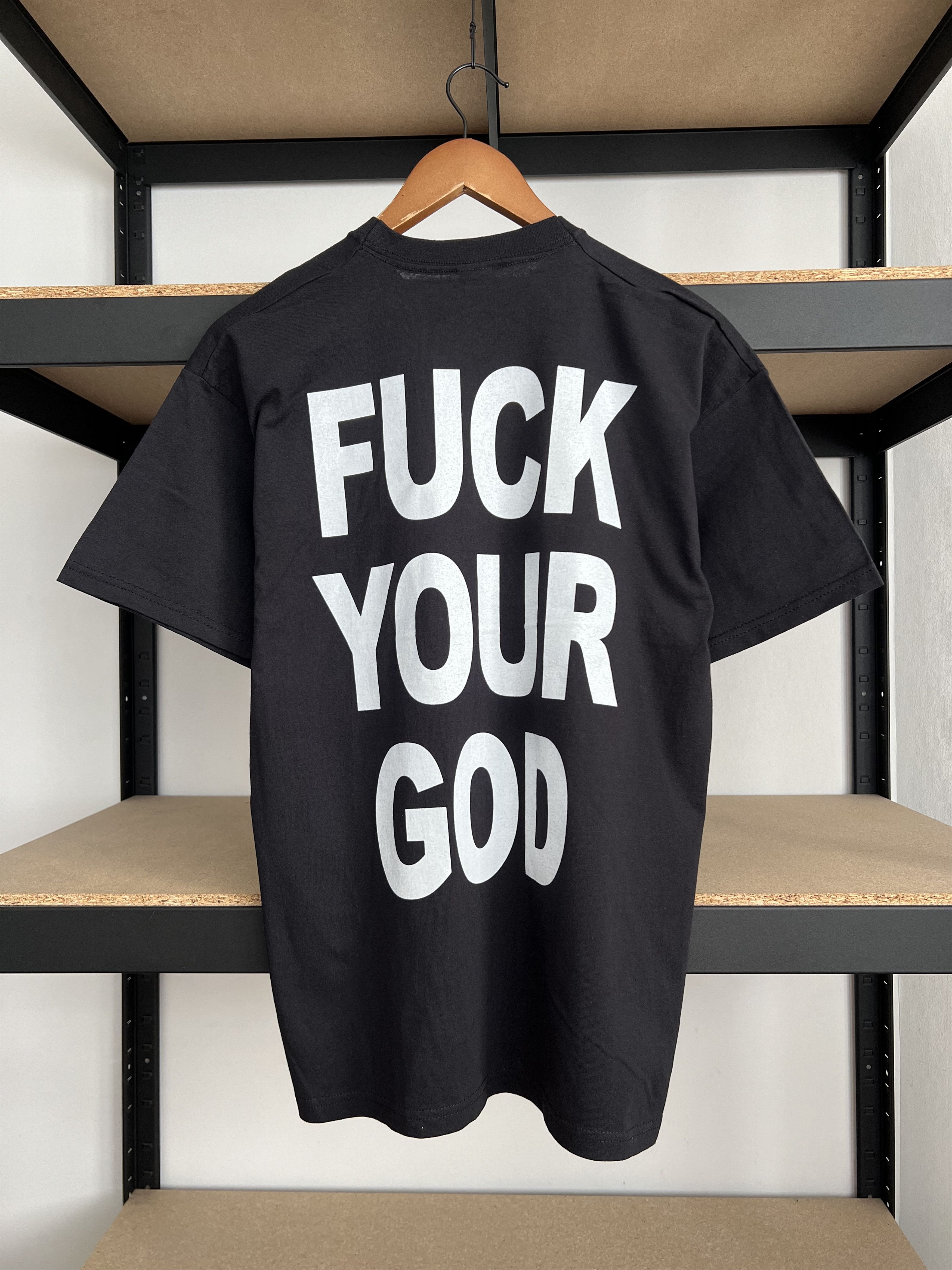 Band Tees Vintage 2011 Cradle of Filth F*ck Your God Black T-shirt Size US M / EU 48-50 / 2 - 2 Thumbnail