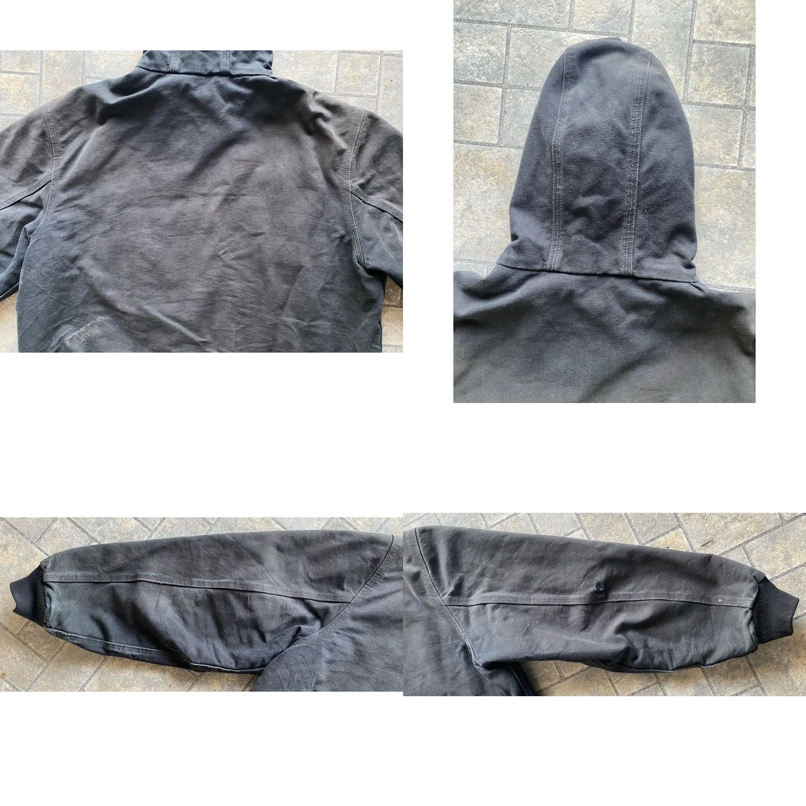 Carhartt Carhartt Jacket Hooded Work MENS Large L Black Embroidered 103940BLK Long Description: Preowned Wear Size US L / EU 52-54 / 3 - 11 Thumbnail