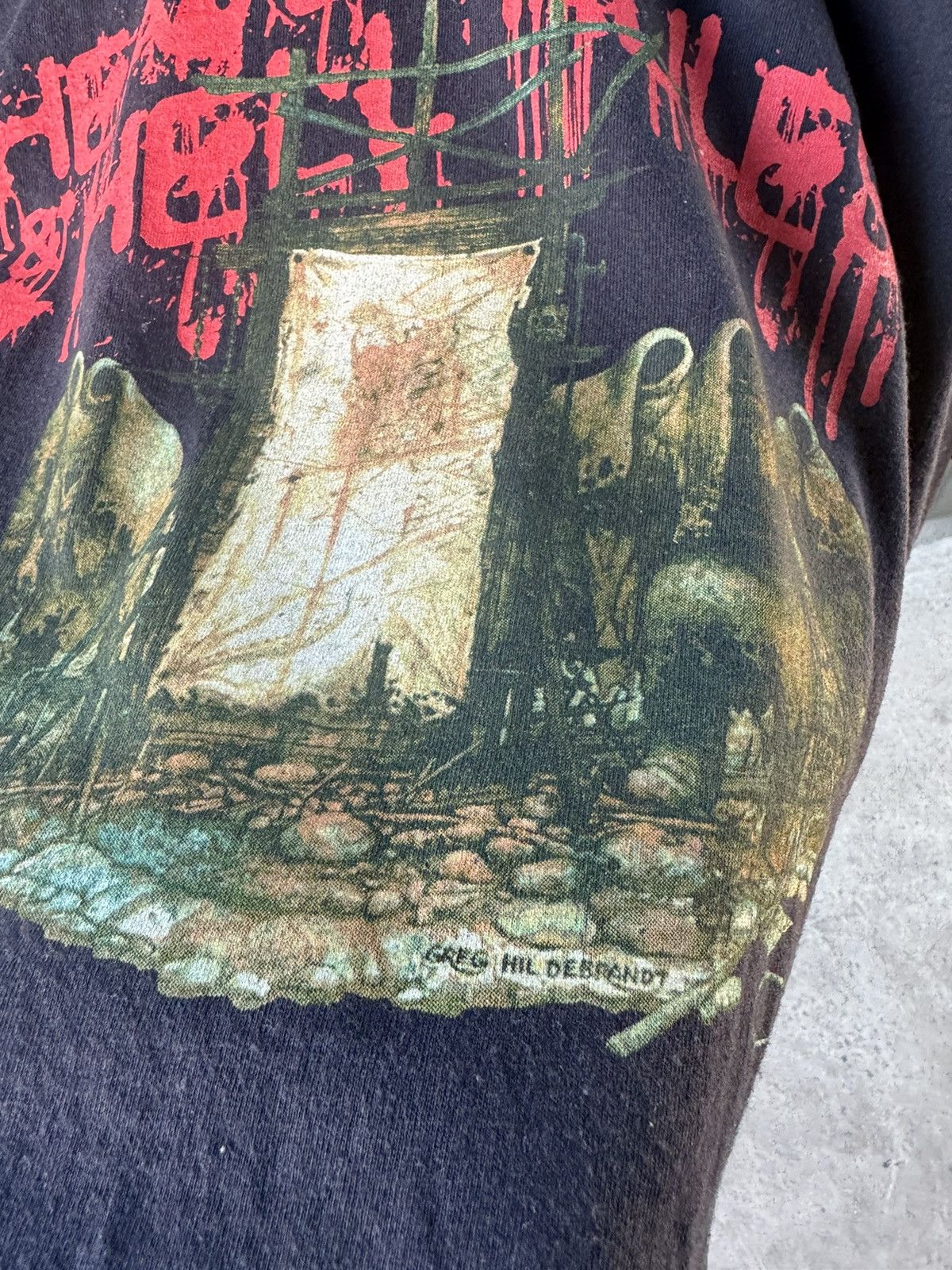 Band Tees × Vintage Vintage 2007 Heaven Hell Tour T Shirt Ozzy Y2K Tee Size US XL / EU 56 / 4 - 8 Thumbnail
