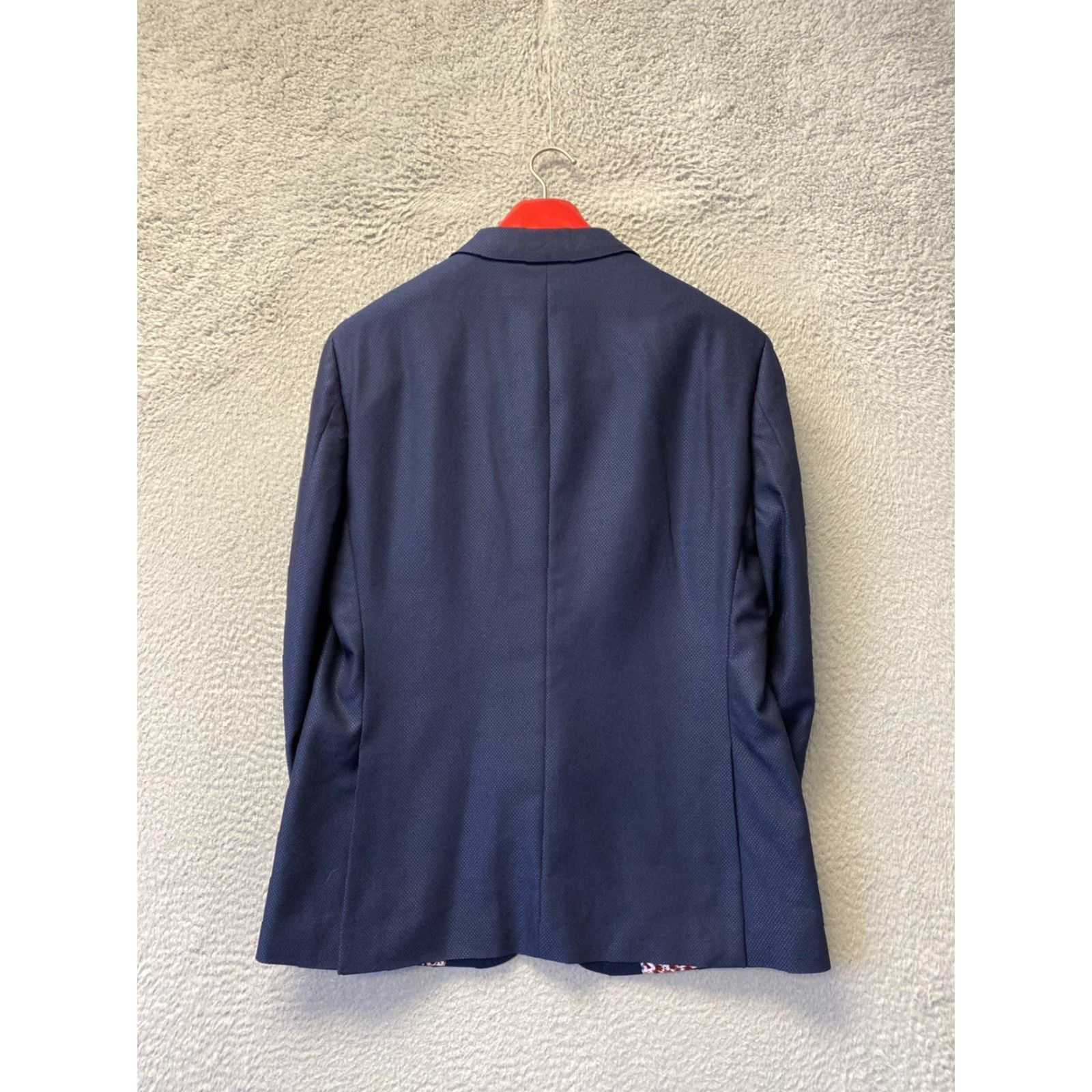 Vintage Savile Row Blazer Coat Men 42R Navy Regular Check 0639 NWOT Size 42R - 7 Thumbnail