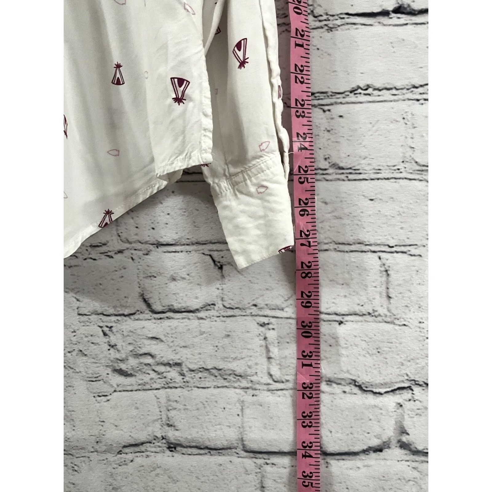 Vintage Cruel Girl Denim Western Shirt XL Pink Two-Pocket Cotton Rayon Snap Button-Up Long Sleeve Collared Womens Size XL / US 12-14 / IT 48-50 - 3 Thumbnail