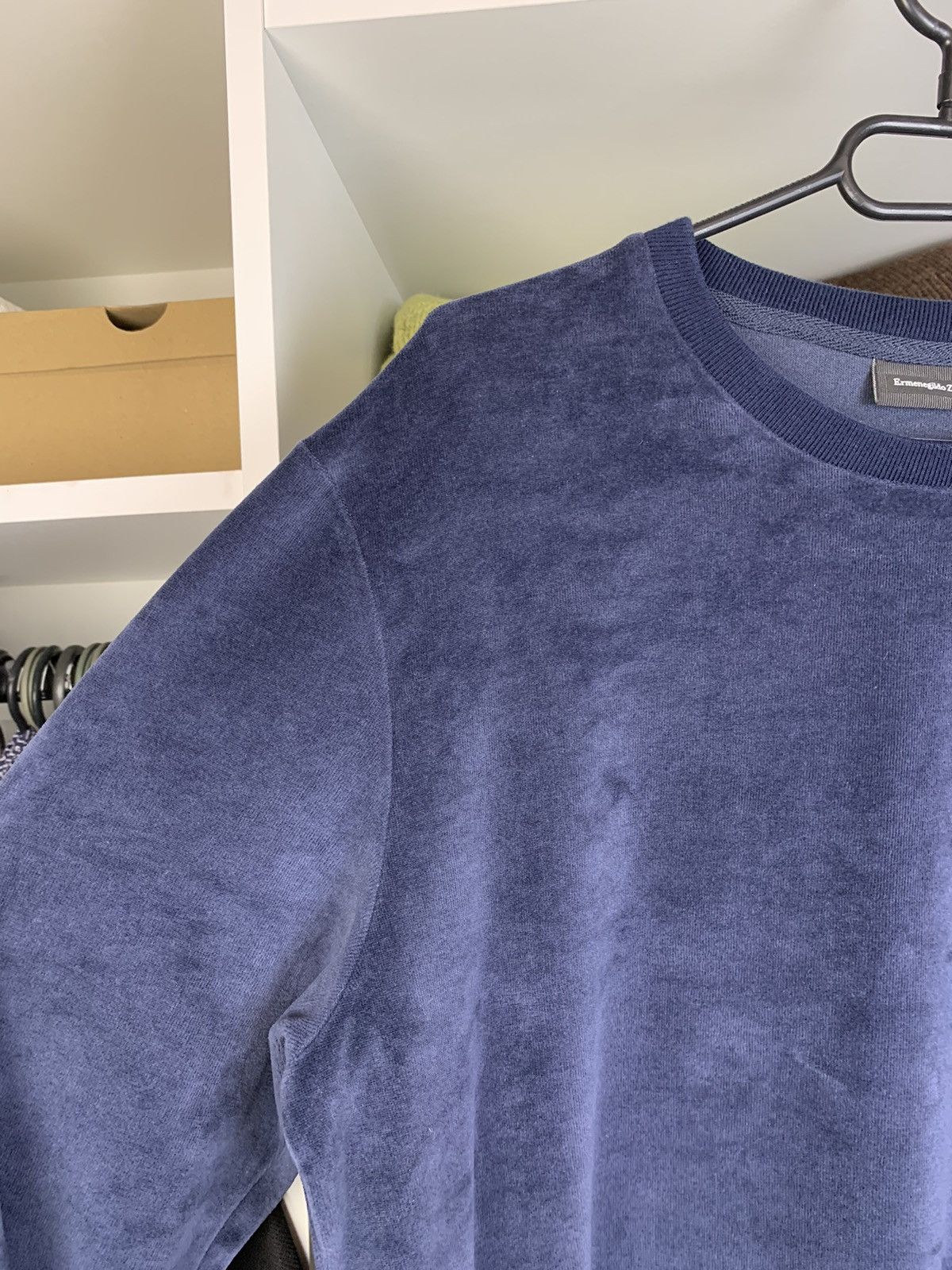 Ermenegildo Zegna Ermenegildo Zegna Velour Sweatshirt Size US S / EU 44-46 / 1 - 5 Thumbnail