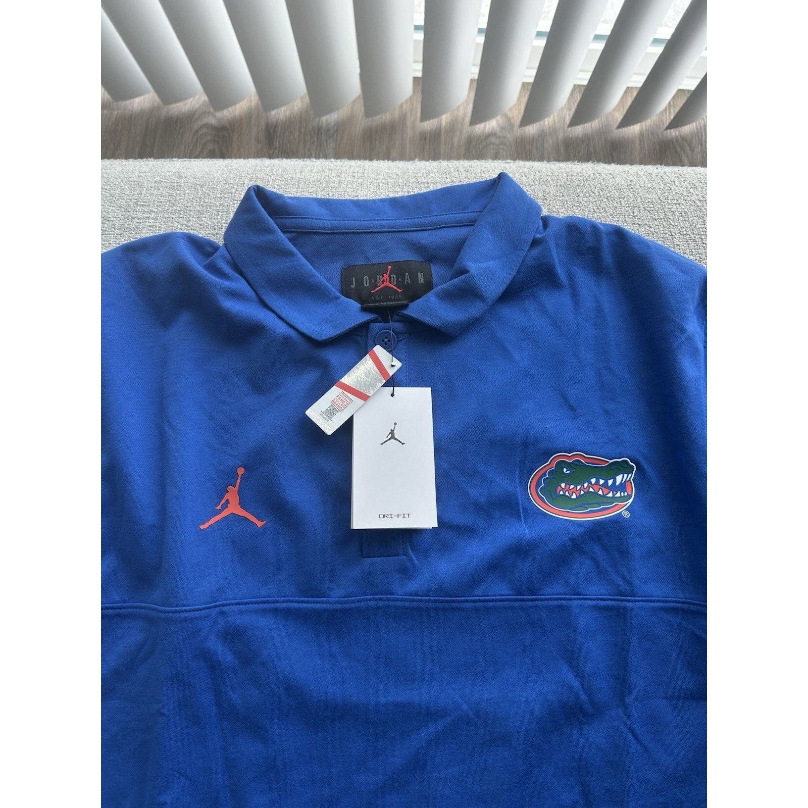 Nike Jordan Gators Nike Football Polo Men's XL Dri-FIT NCAA Size US XL / EU 56 / 4 - 2 Thumbnail