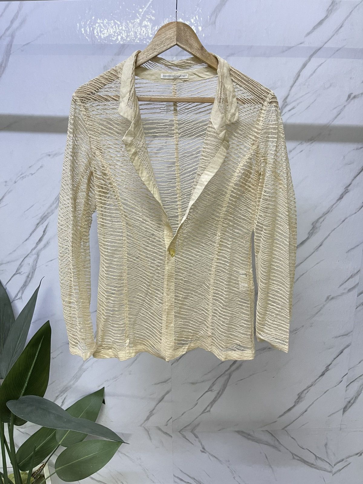 Yohji Yamamoto Yohji Yamamoto Mesh Cardigan Size M / US 6-8 / IT 42-44 - 1 Thumbnail