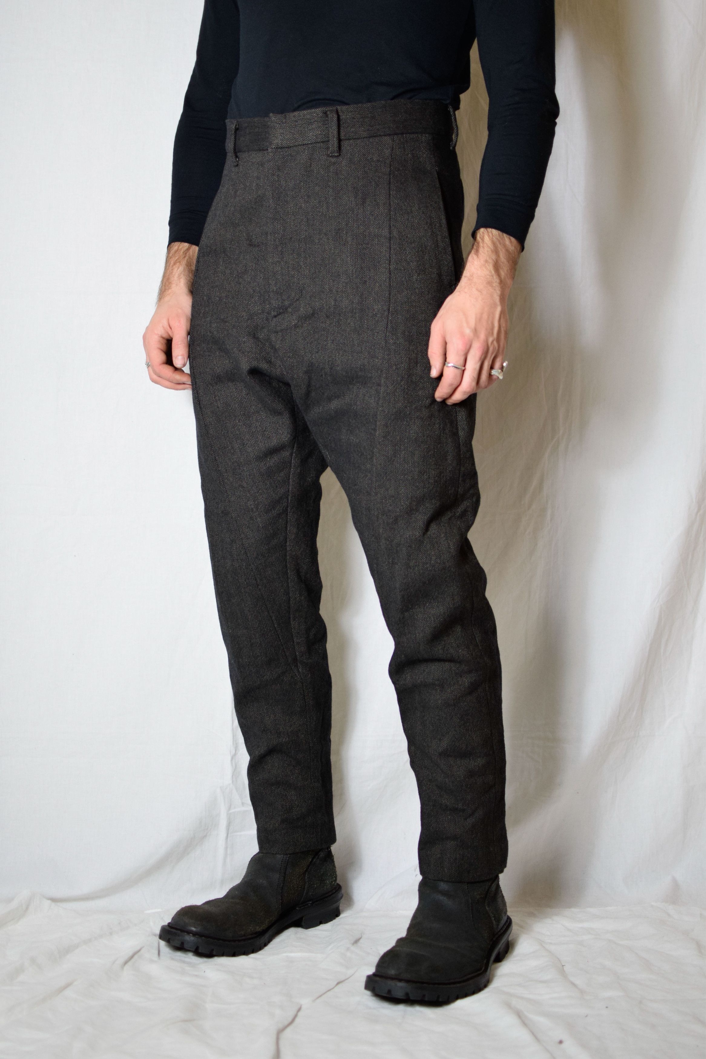Julius PS19 Herringbone Pants - 647PAM3