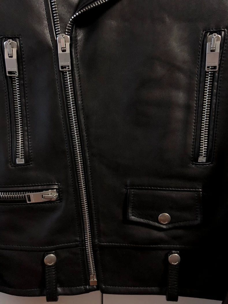 Saint Laurent Paris 16FW motorcycle jacket-2506