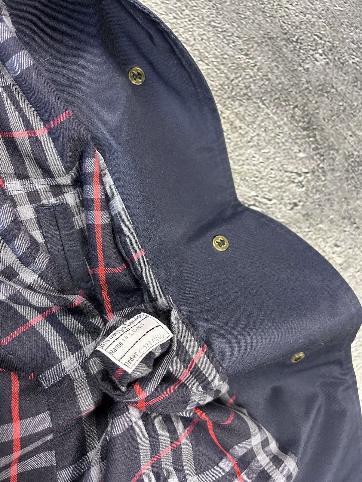 Burberry Burberrys coat trench navy vintage Size US XL / EU 56 / 4 - 5 Thumbnail