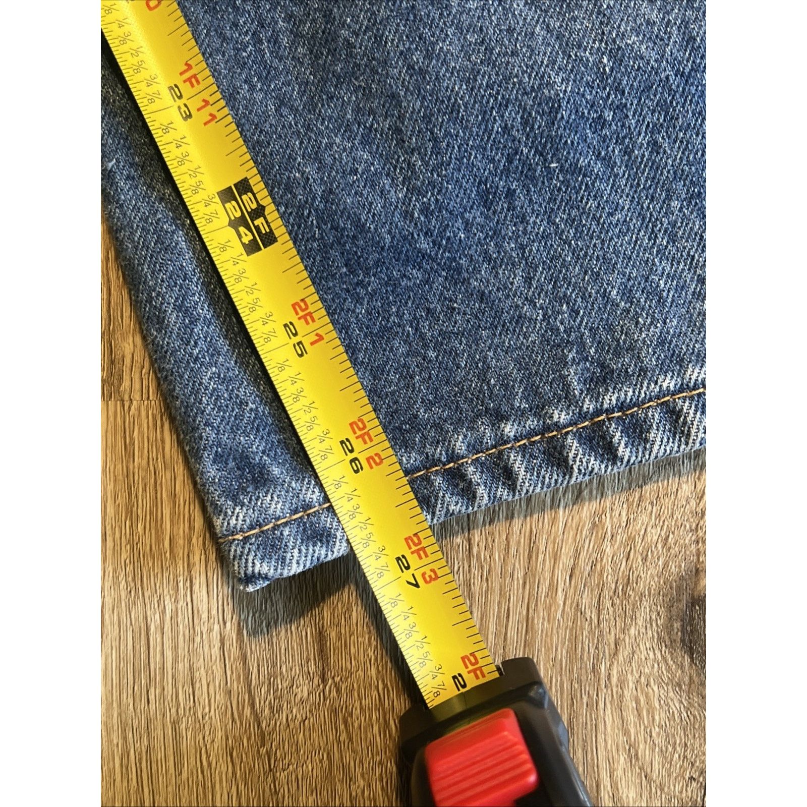 Levi's Vintage Levis 501 Jeans 34x26 90s Blue USA Made Denim Hige Size US 34 / EU 50 - 17 Thumbnail