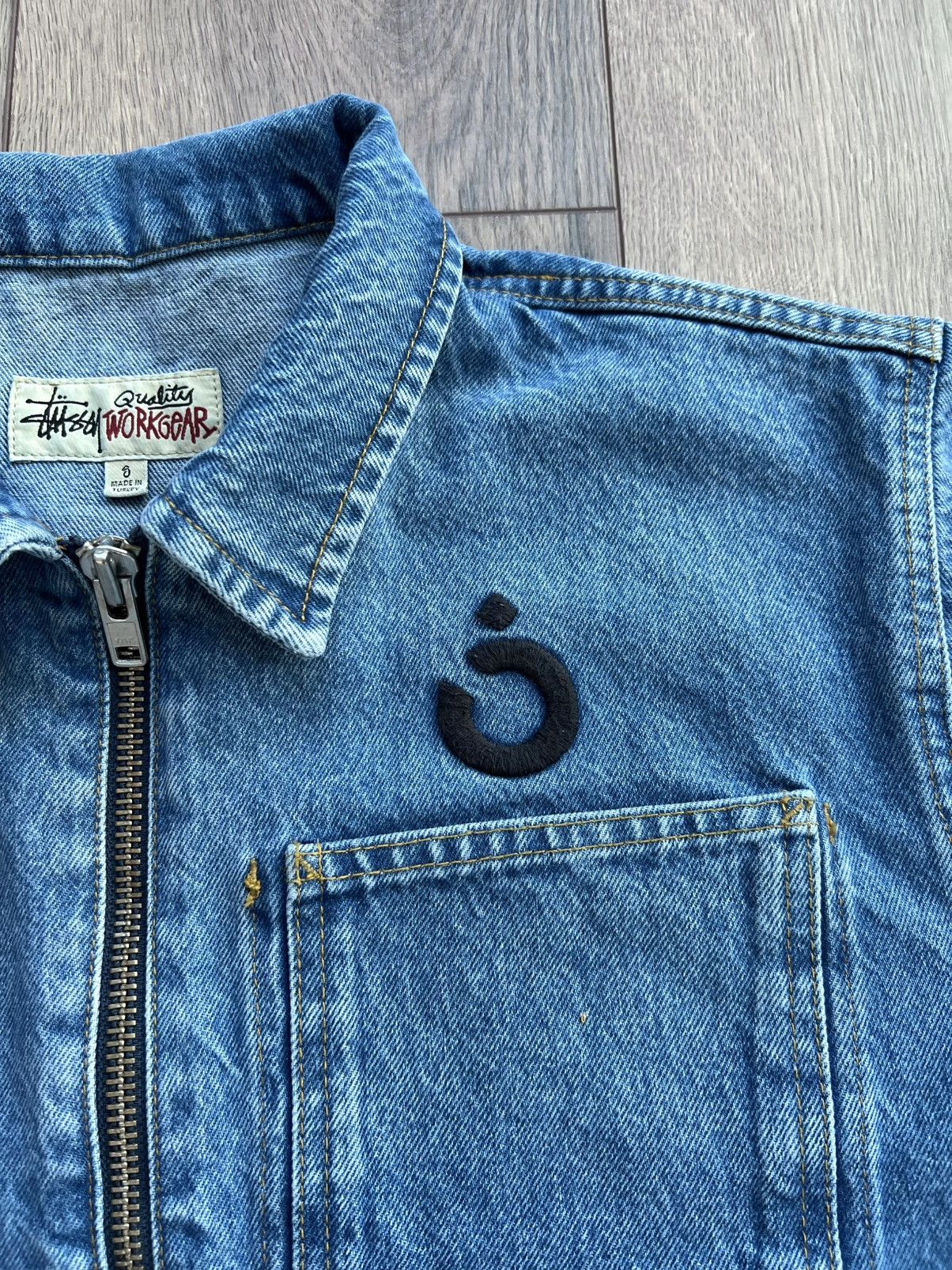NOMA t.d × Stussy Stussy x Noma t.d. Denim Zip Work Jacket “Blue” Small Size US S / EU 44-46 / 1 - 10 Thumbnail