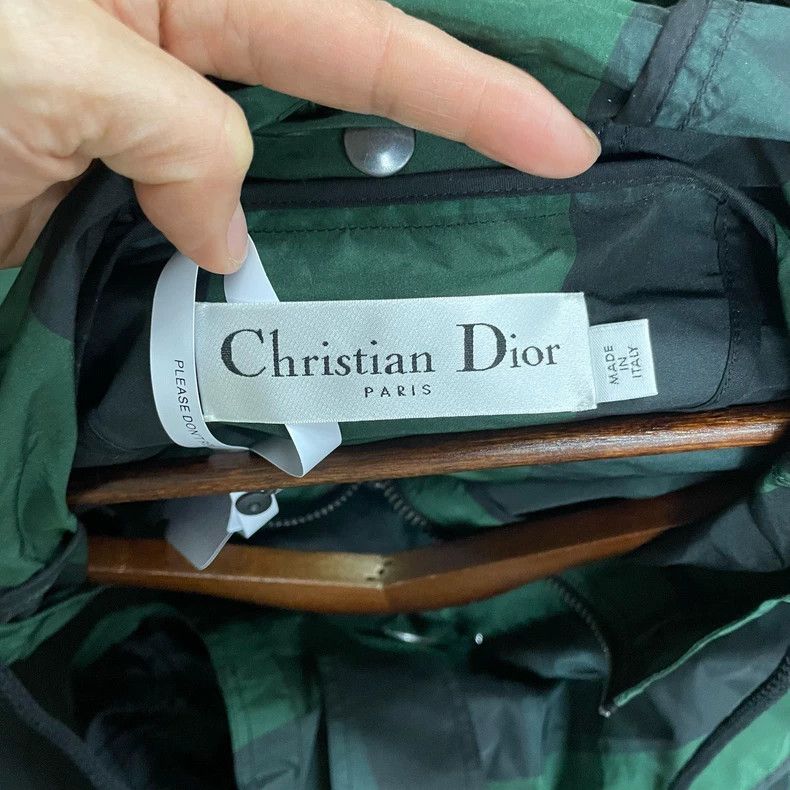 Dior Dior Black and gray plaid logo windbreaker jacket Size US S / EU 44-46 / 1 - 5 Thumbnail