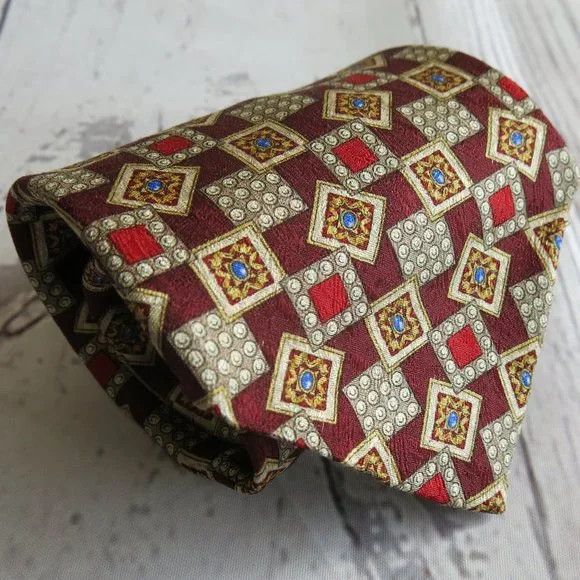 Valentino Valentino Cravatte Multicolor 100% Silk Neck Tie Size ONE SIZE - 1 Thumbnail