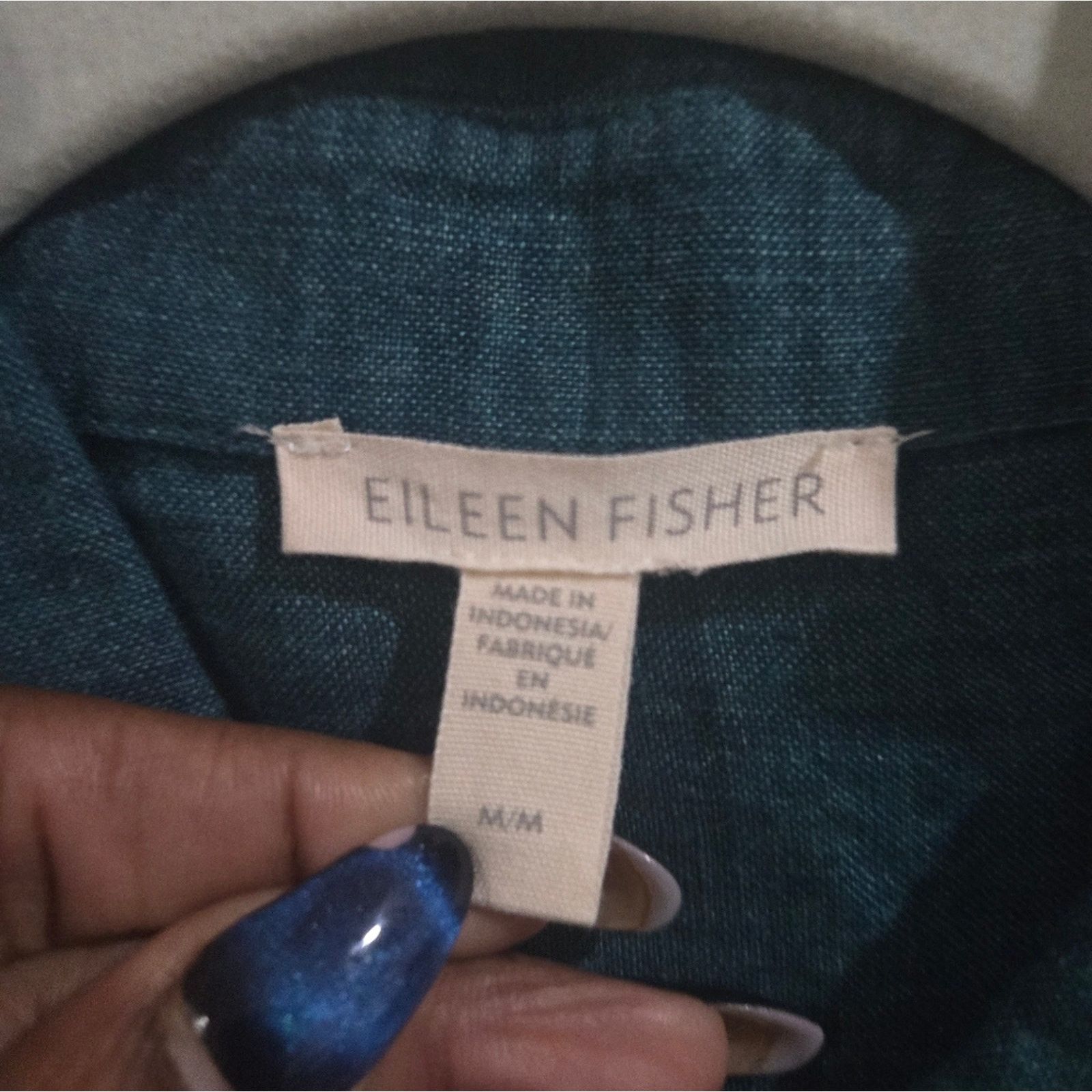 Eileen Fisher Eileen Fisher Linen Délavé Sleeveless dress, Nile Blue, M Size M / US 6-8 / IT 42-44 - 6 Thumbnail