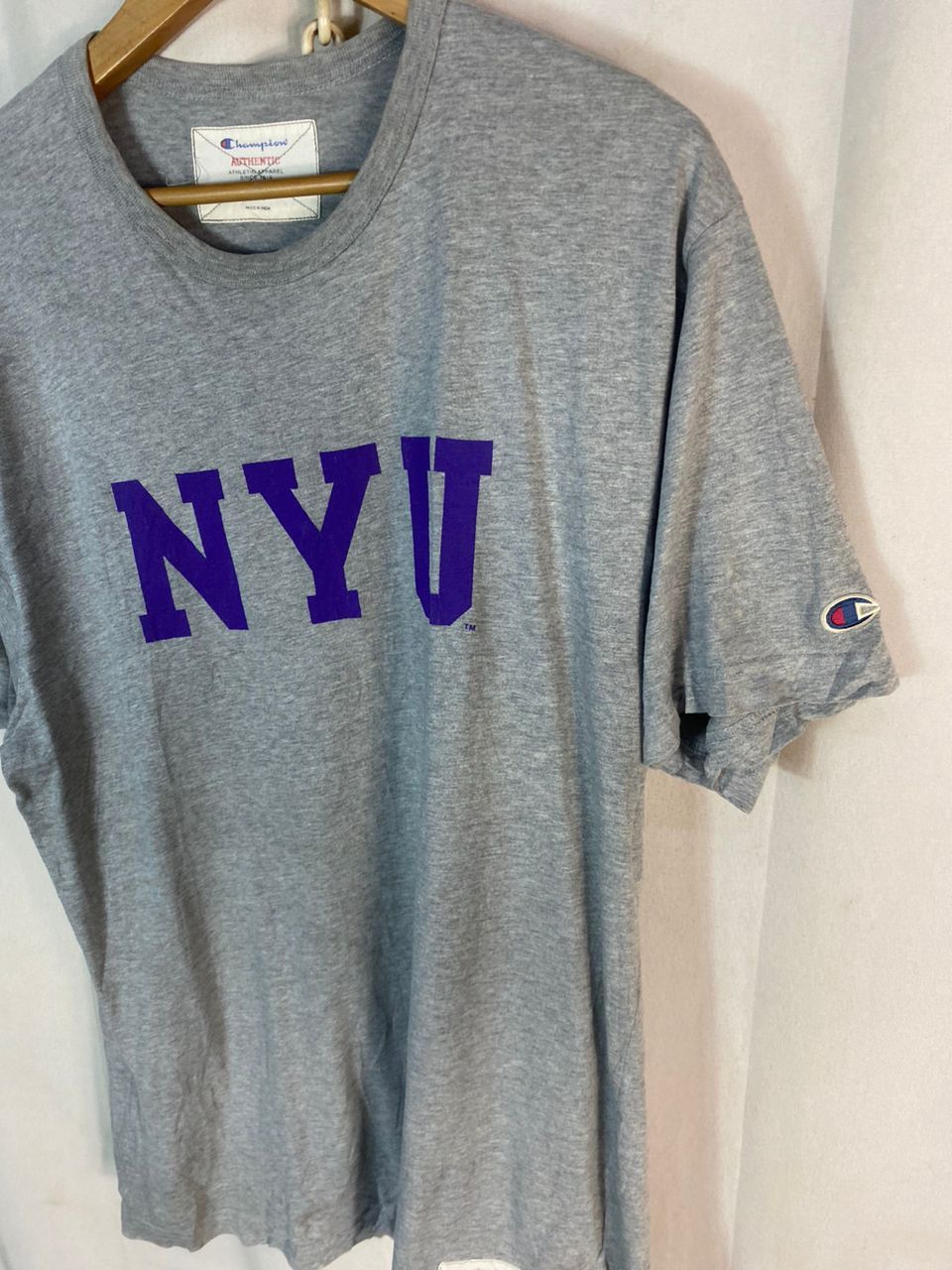 Champion Nyu printed tshirt by champion Size US M / EU 48-50 / 2 - 3 Thumbnail