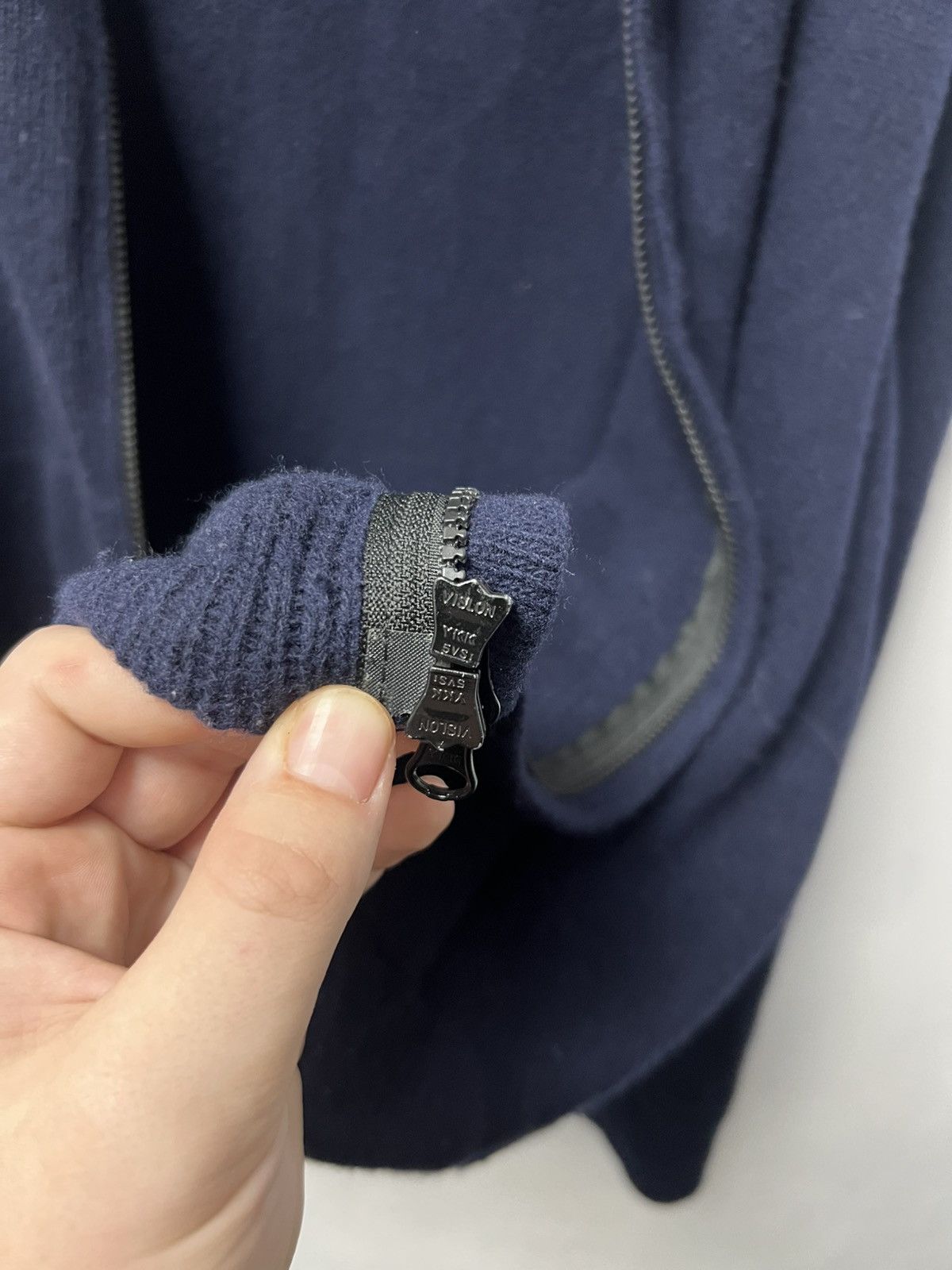Stone Island Stone Island Wool Zip Hoodie Size US XL / EU 56 / 4 - 6 Thumbnail