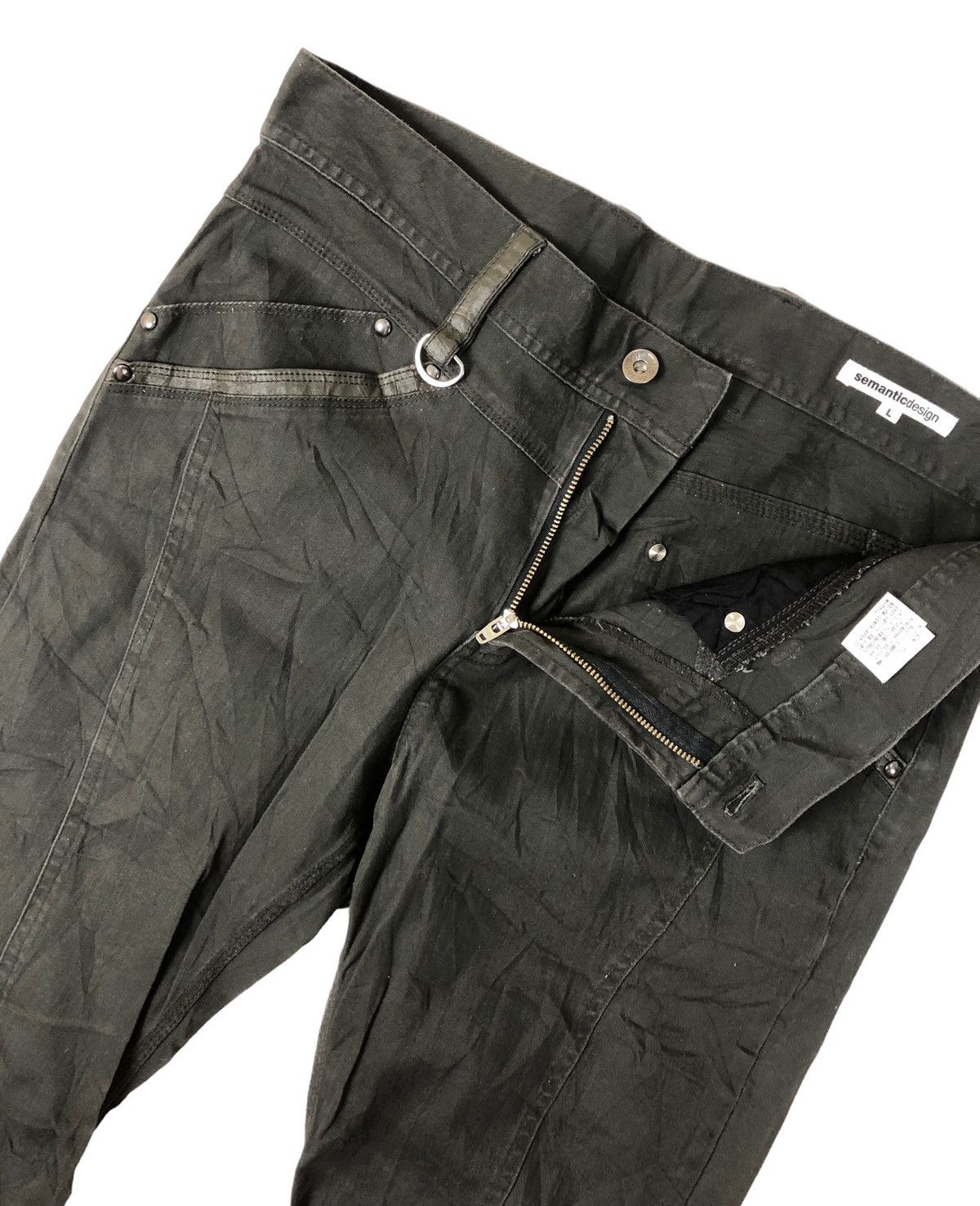 If Six Was Nine × Japanese Brand × Seditionaries Semantic Design Flare Casual Pants Size US 33 - 7 Thumbnail