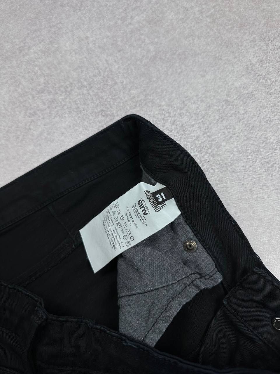 Moschino Vintage Love Moscino Black Denim Pants Y2K 31 Size US 31 - 8 Thumbnail