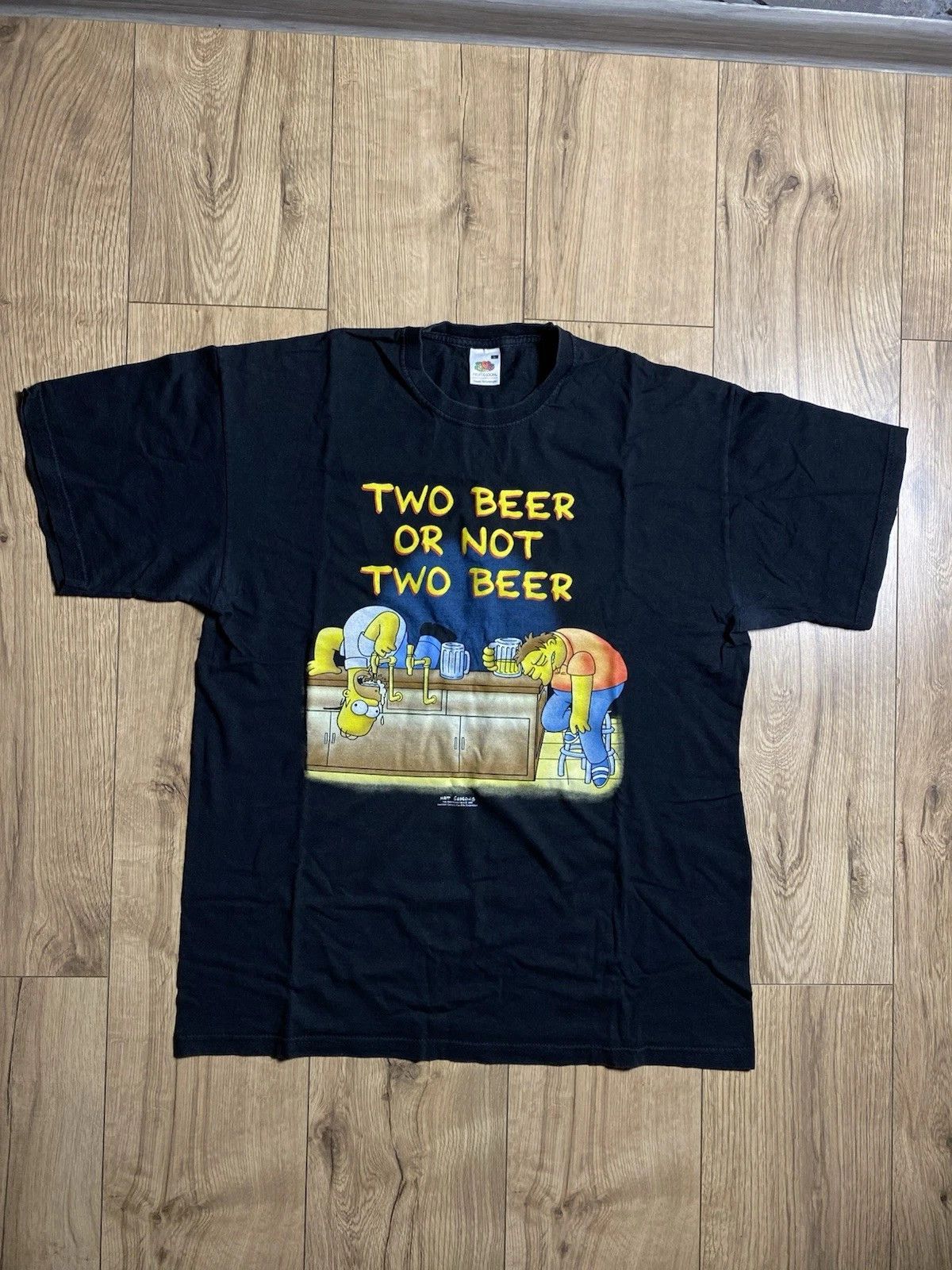 Fruit Of The Loom The Simpsons 1998 VintageT Shirt L Men's Black Size US L / EU 52-54 / 3 - 1 Thumbnail