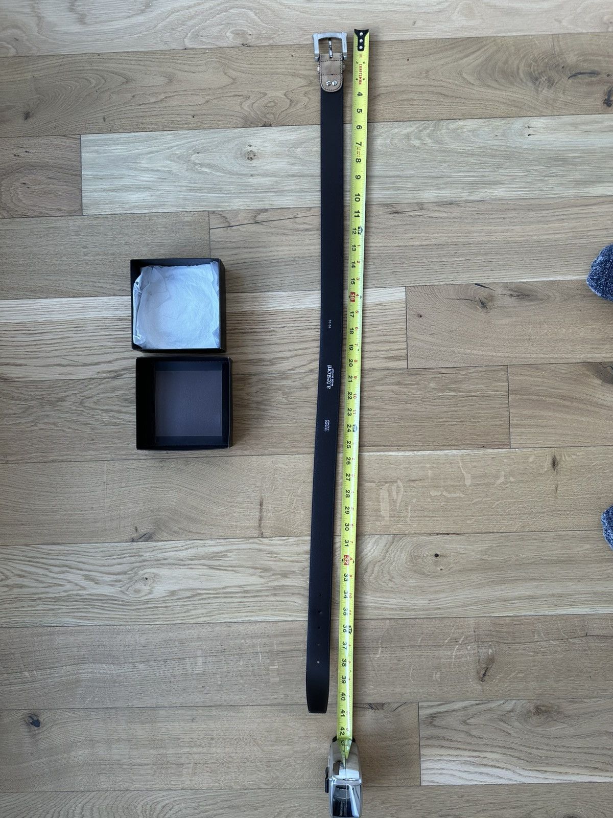 Testoni A.testoni leather belt Size 32 - 2 Thumbnail